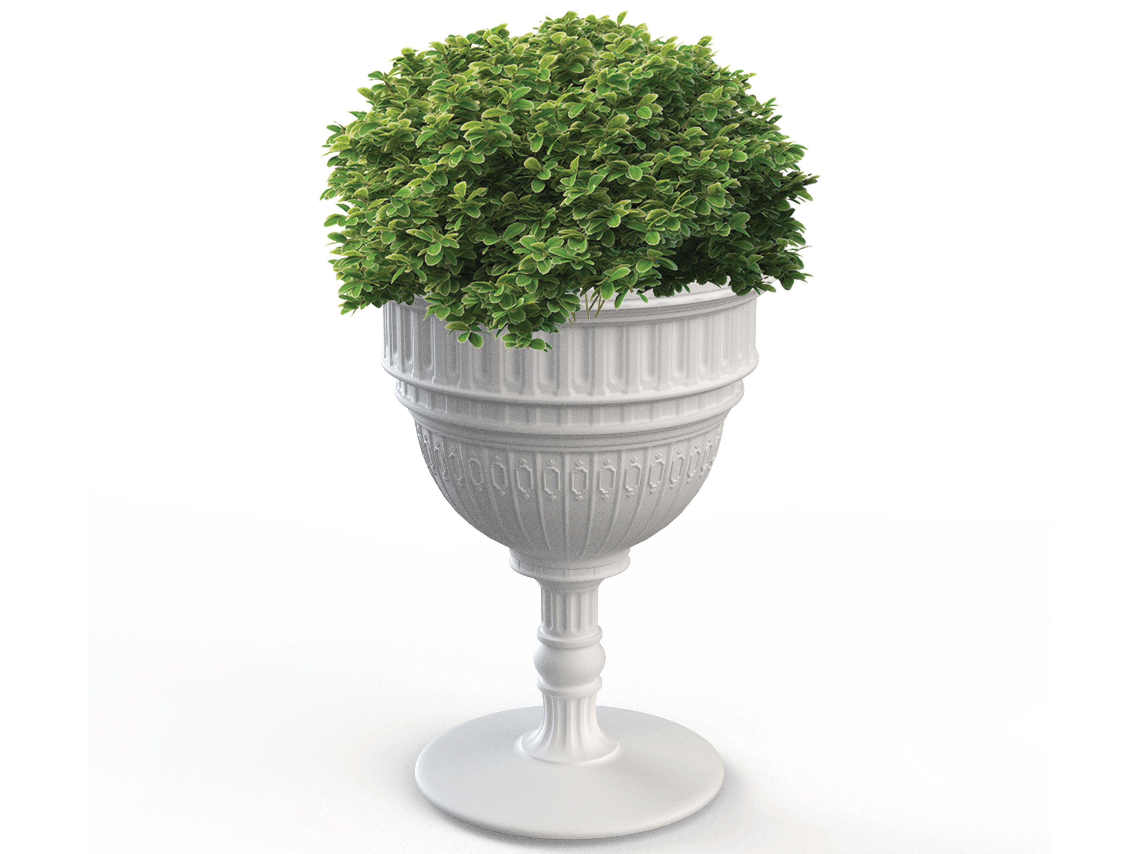 Qeeboo Outdoor Capitol White Planter