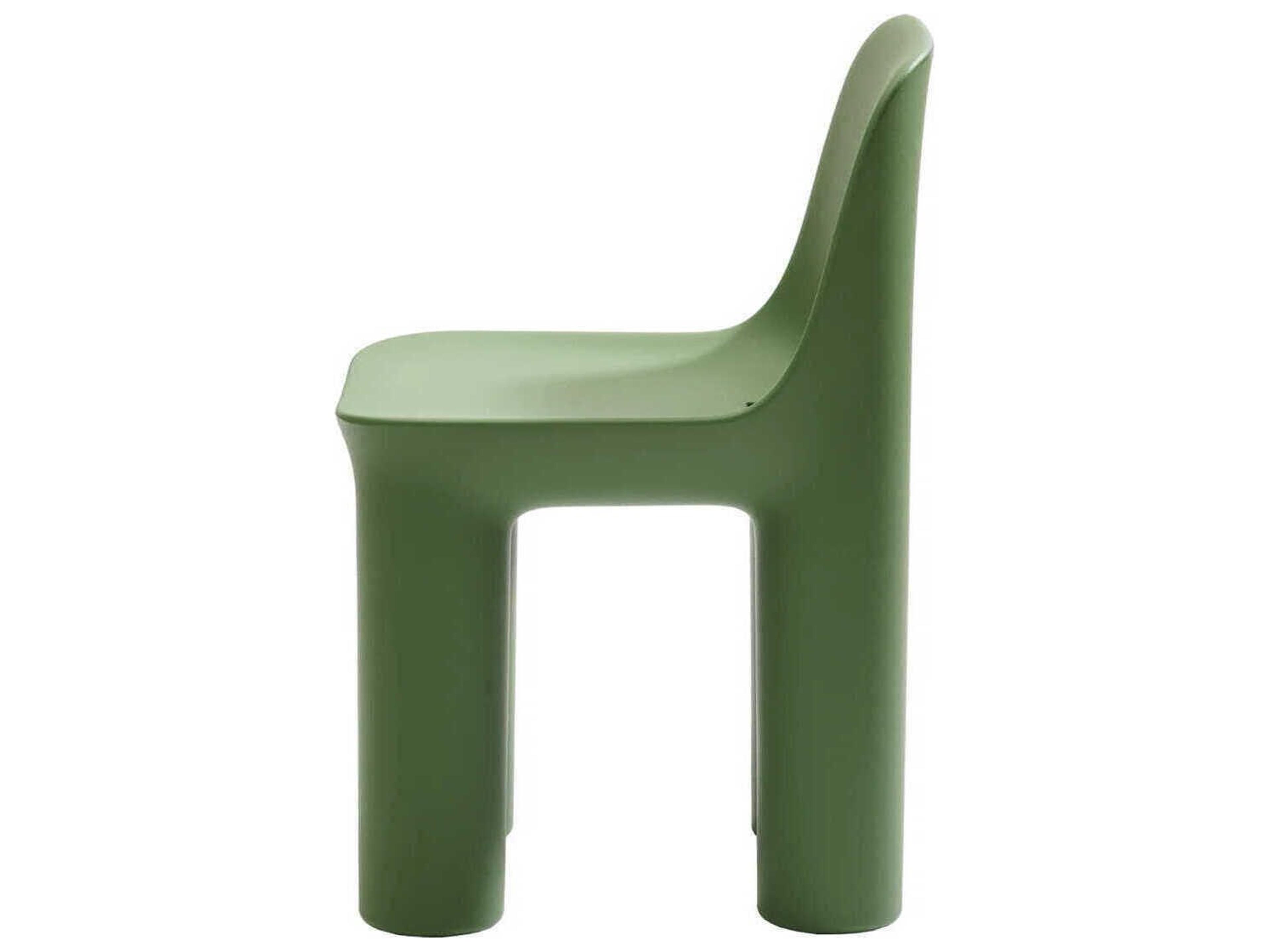 Qeeboo Outdoor Tata Balsam Green Recycled Plastic Dining Chair