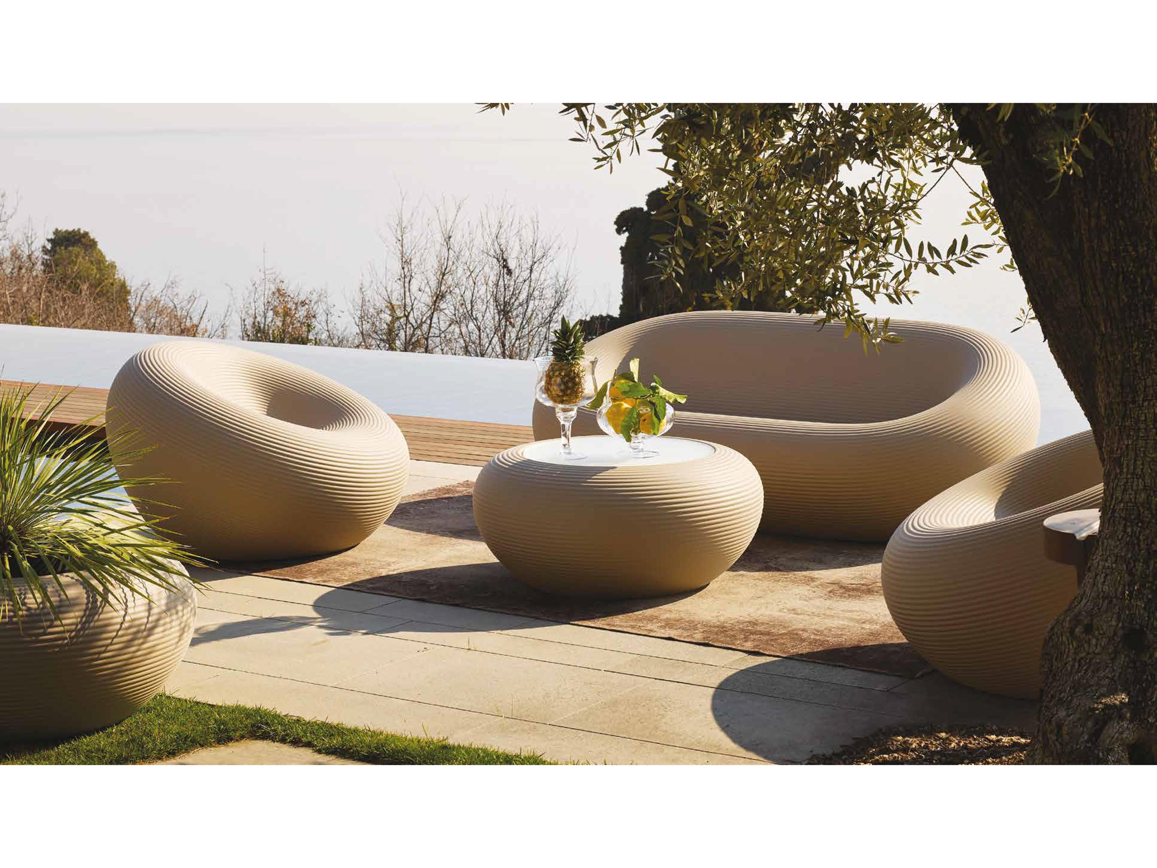 Nami Dove Grey Recycled Plastic Lounge Set