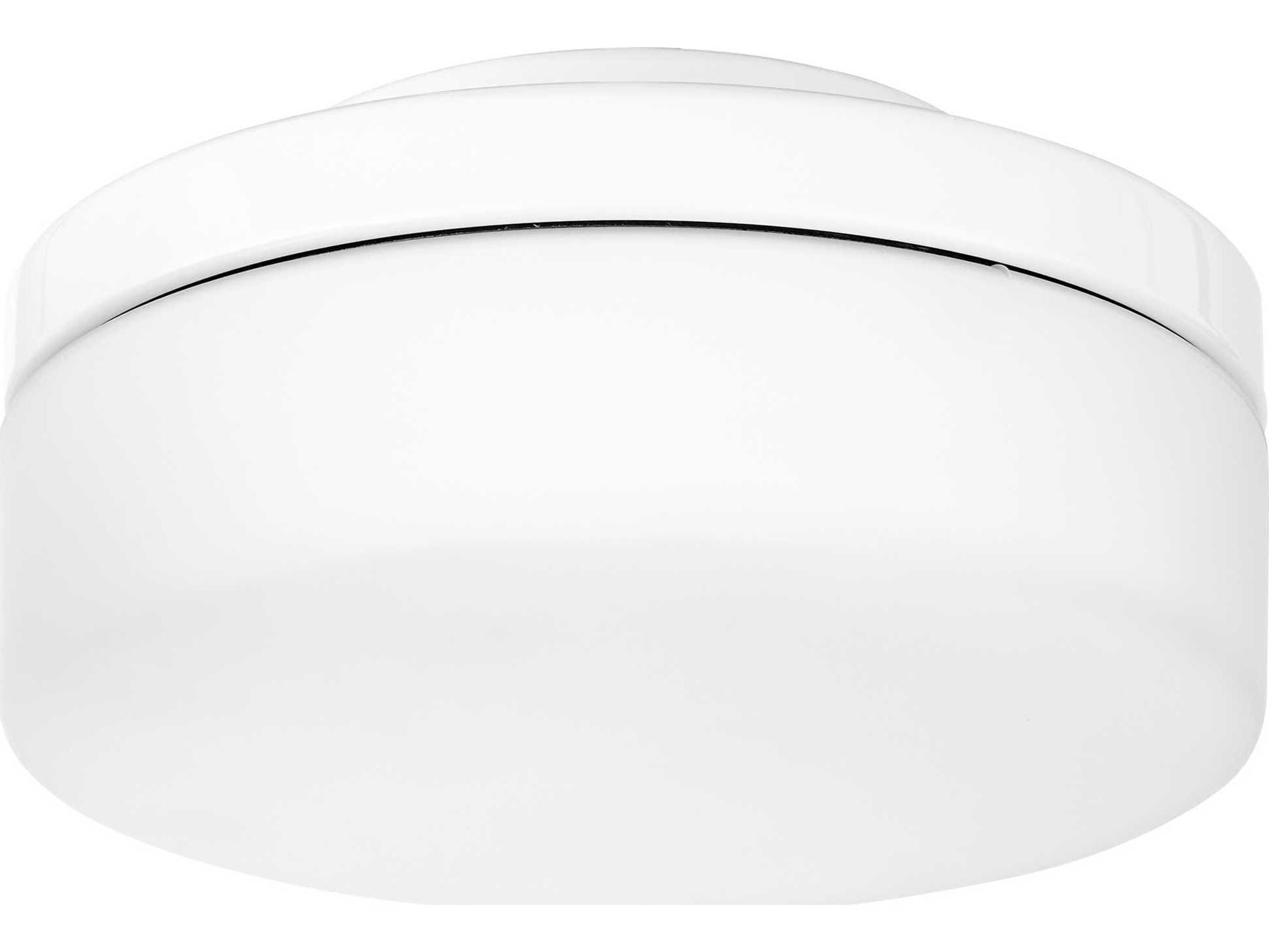 White 1-Light Fan Light Kit