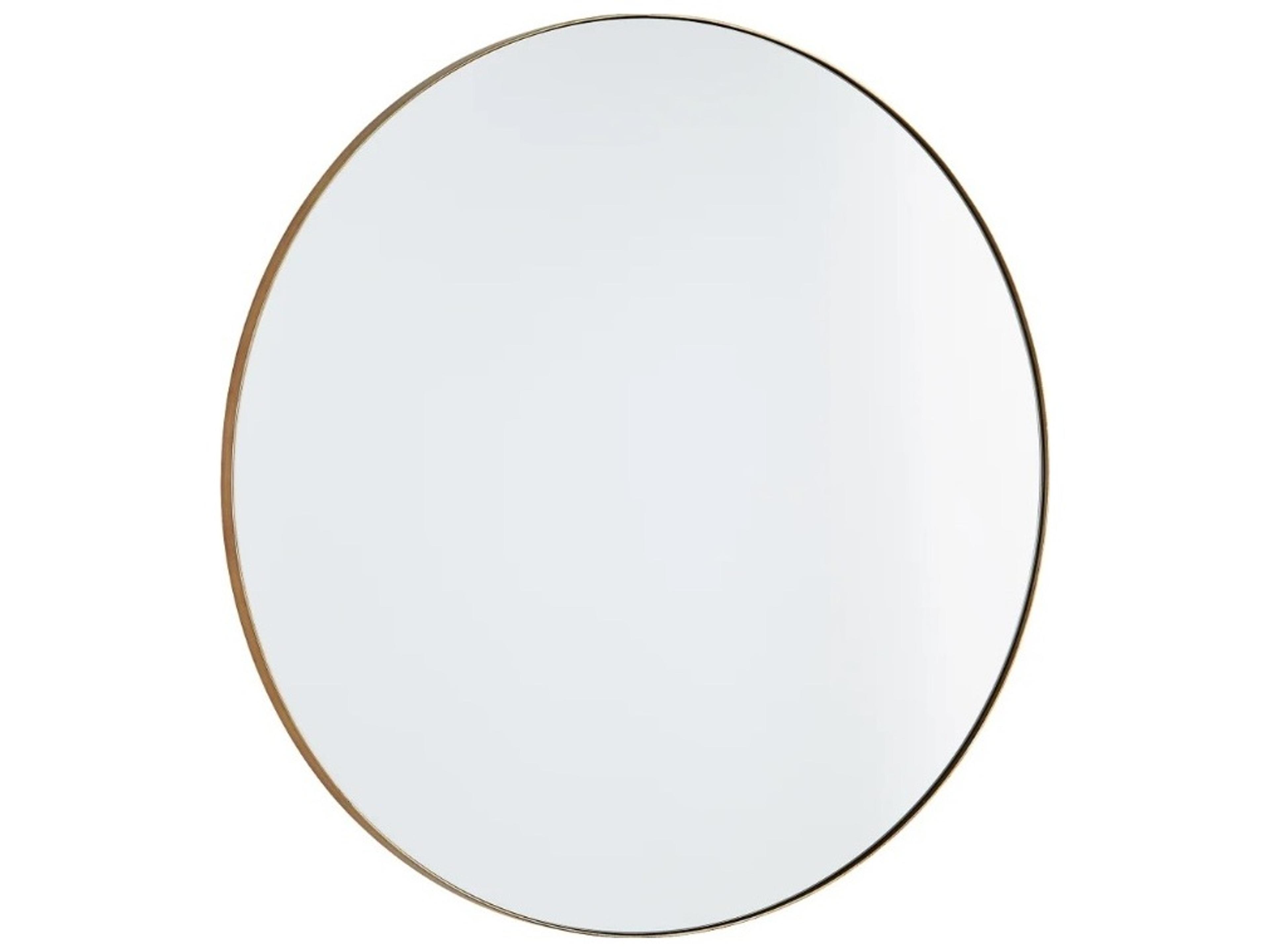 Gold Ed Wall Mirror Round