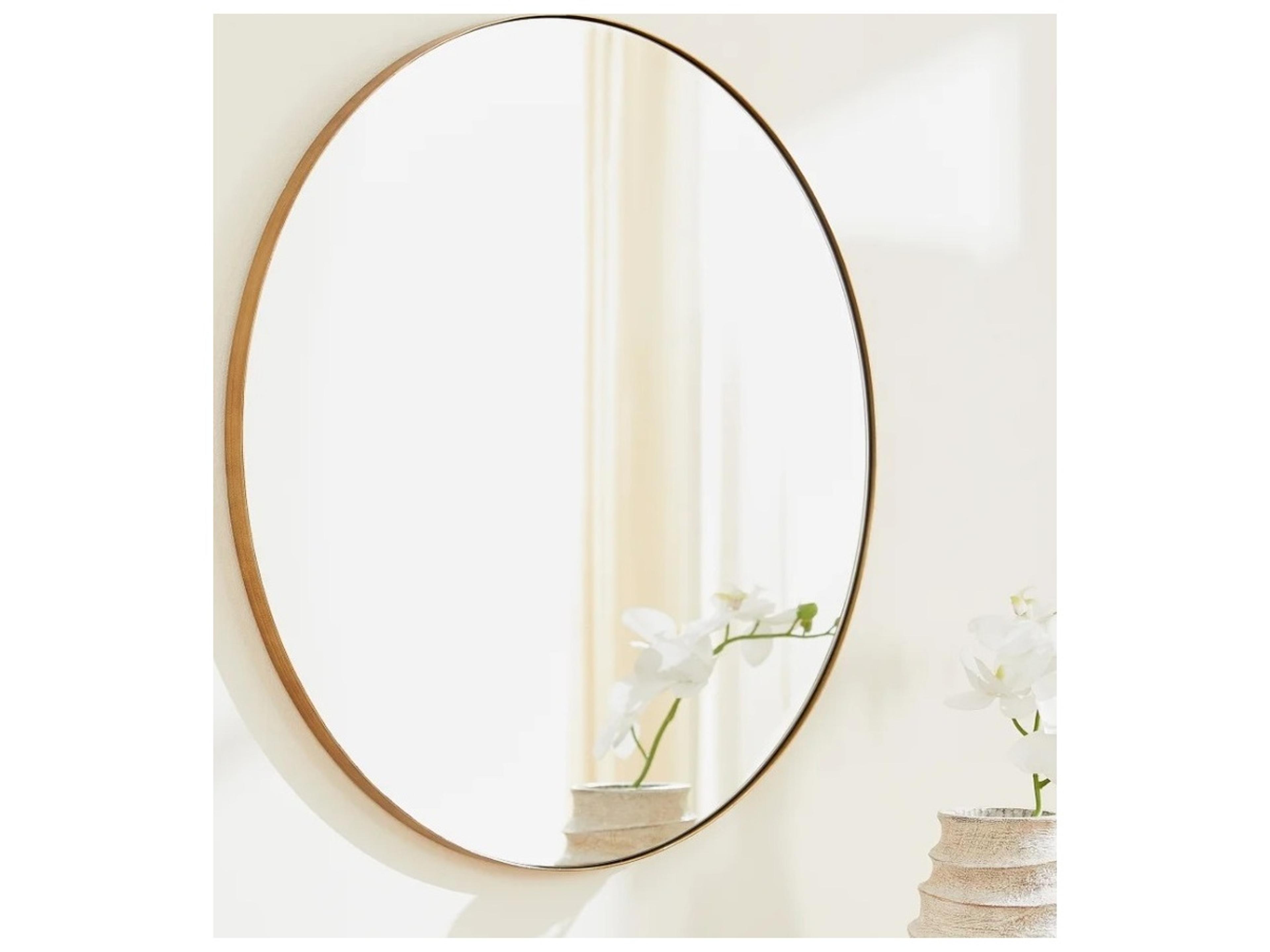 Quorum Gold Ed Wall Mirror Round
