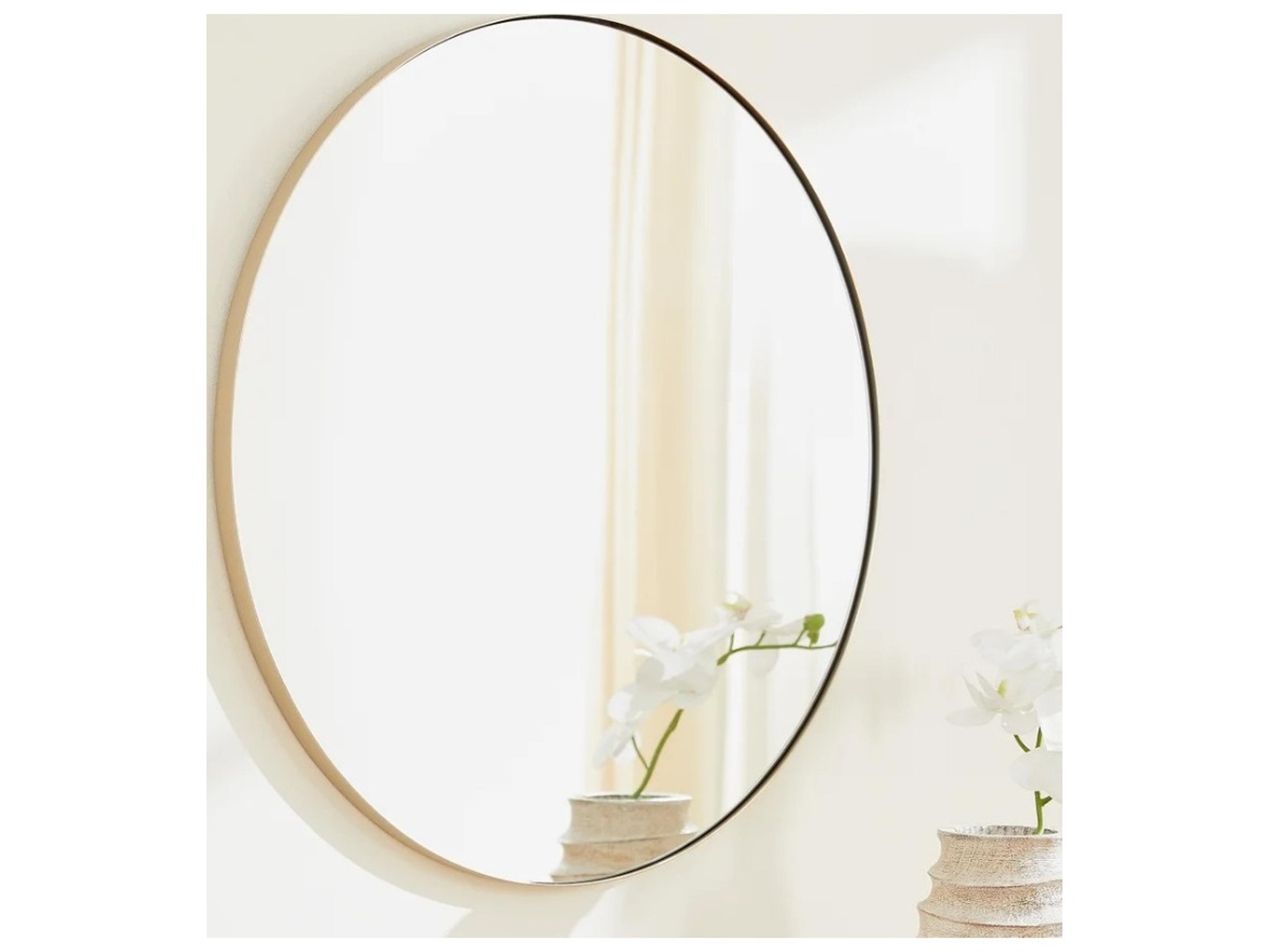 Quorum Silver Ed Wall Mirror Round