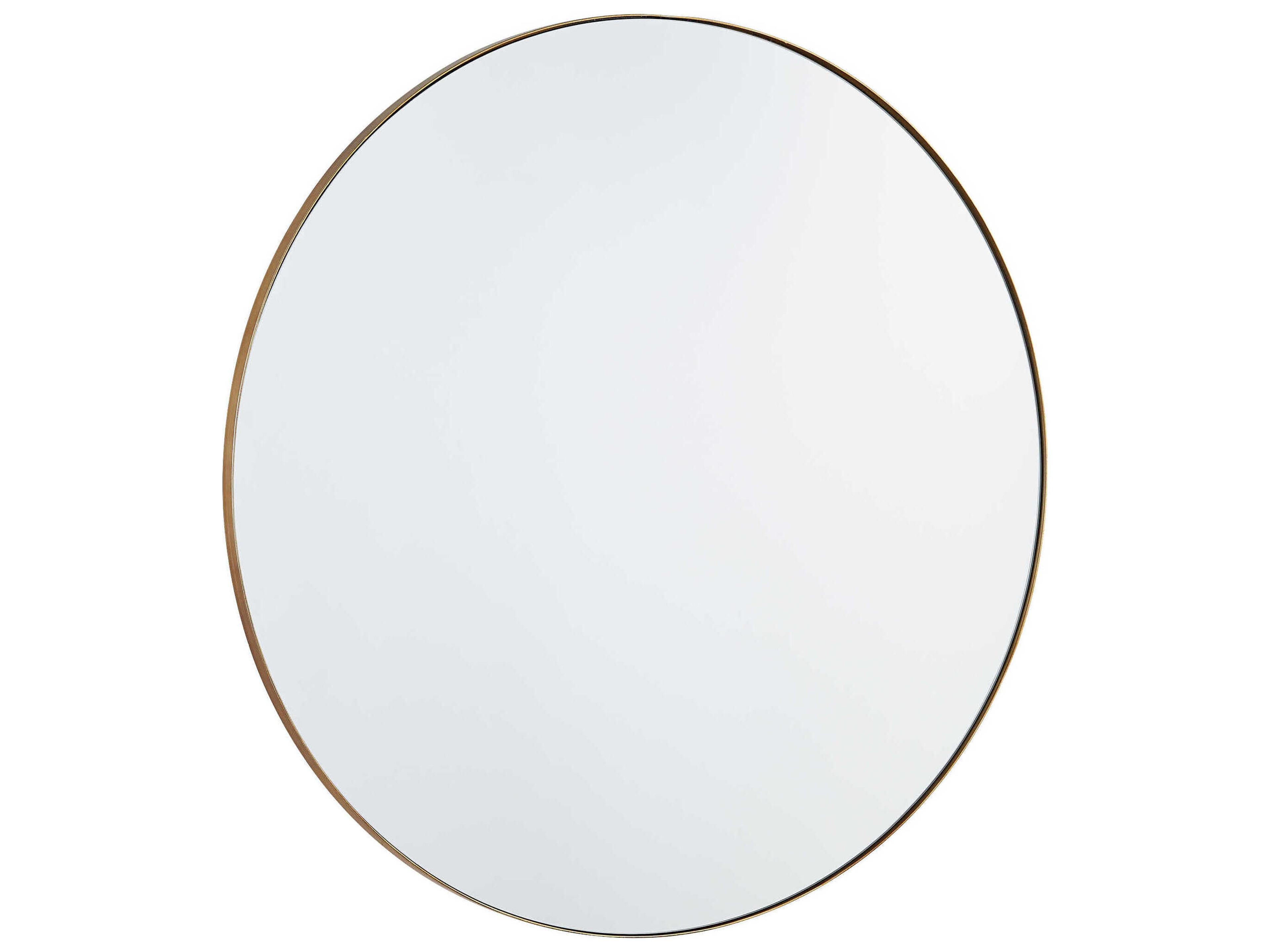 Gold Round Wall Mirror