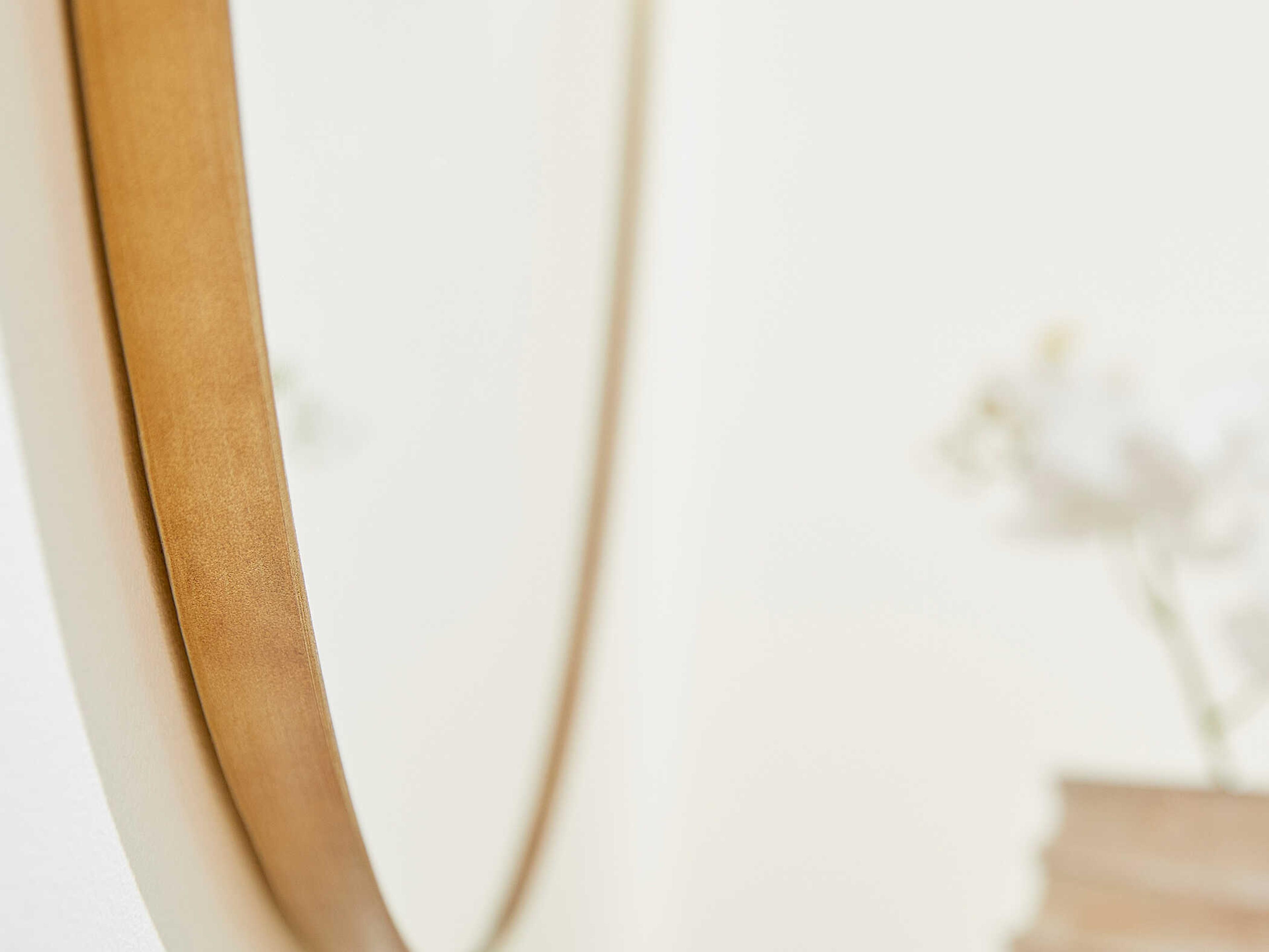 Quorum Gold Round Wall Mirror