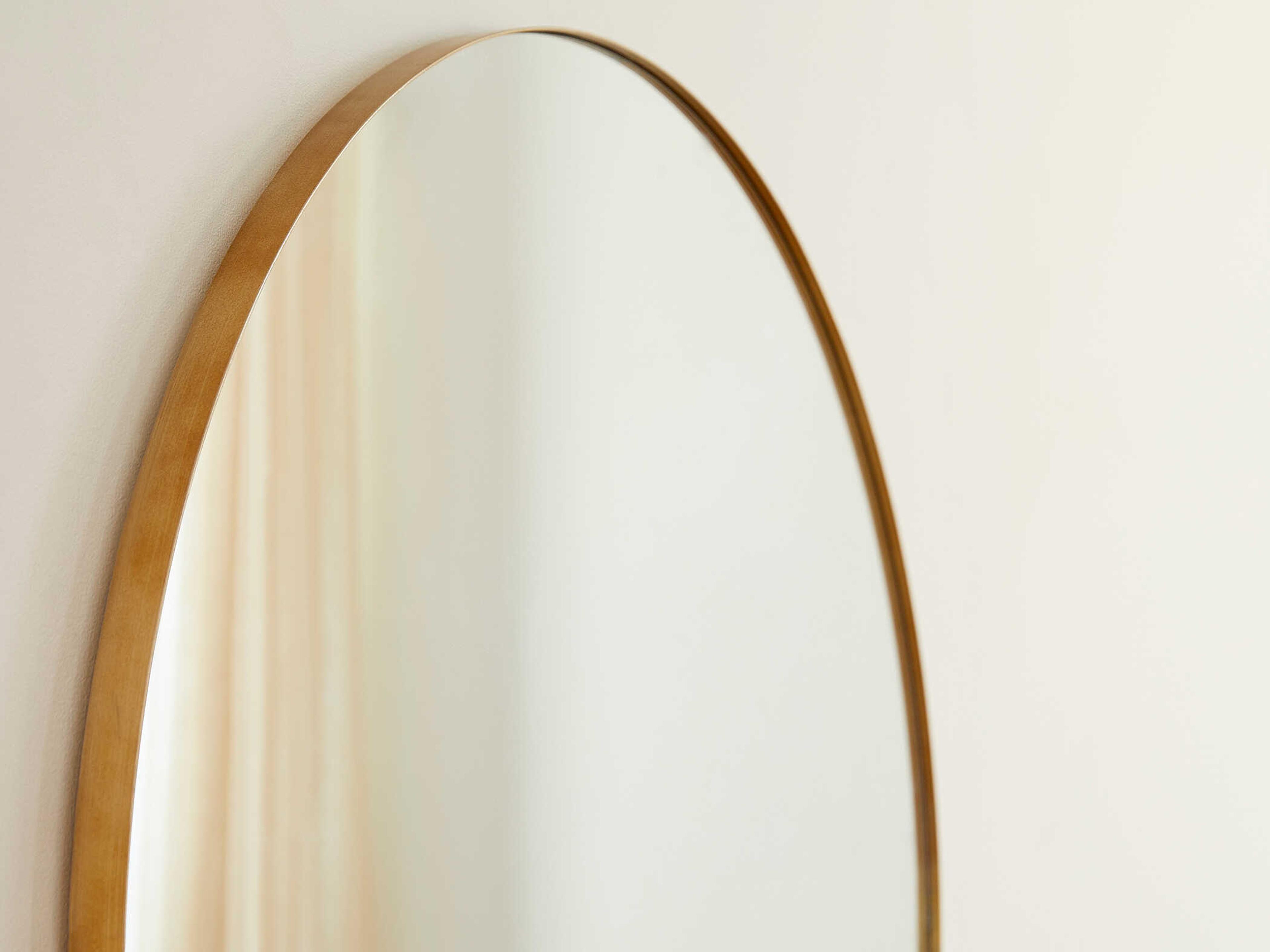 Quorum Gold Round Wall Mirror