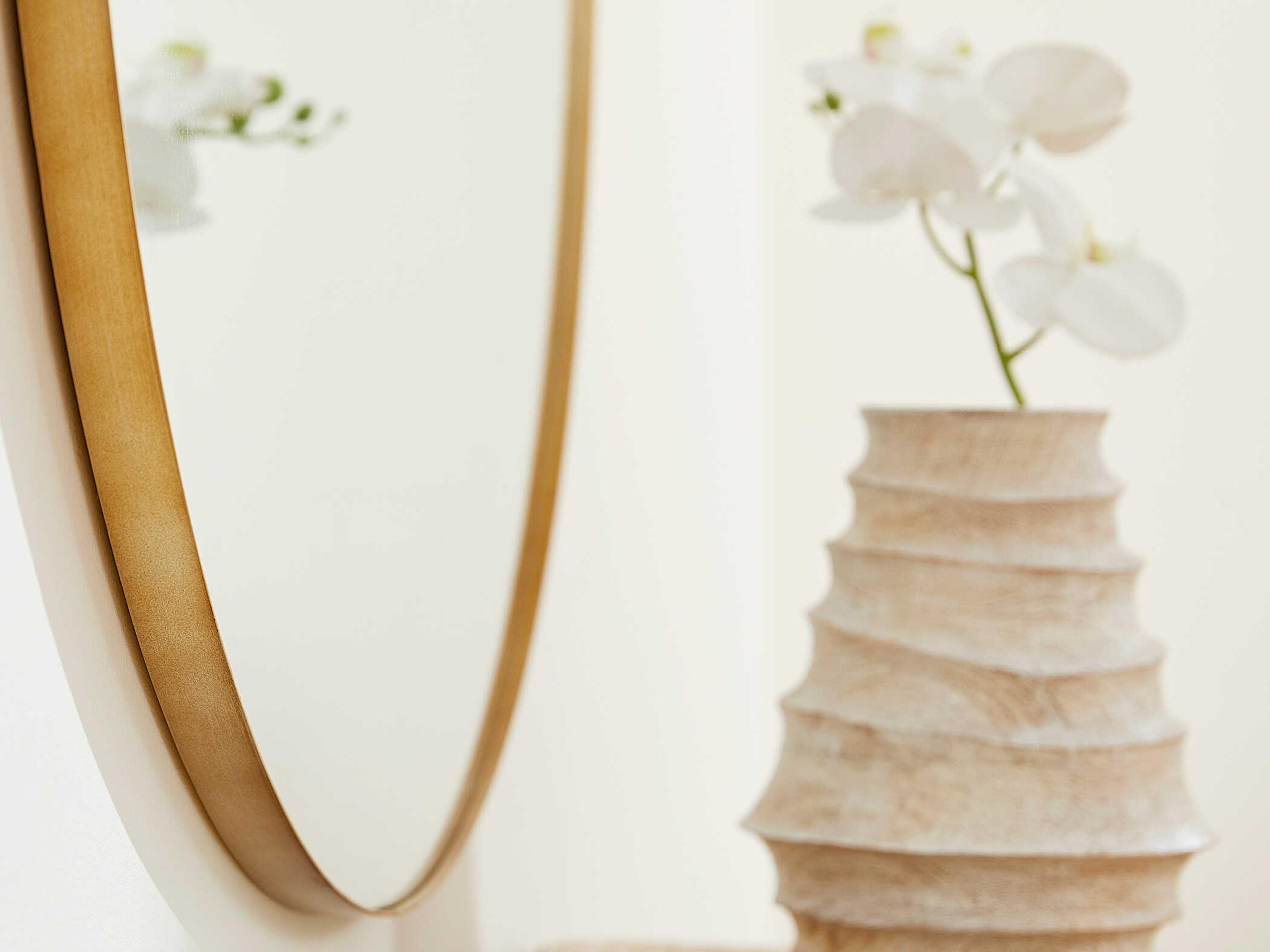 Quorum Gold Round Wall Mirror