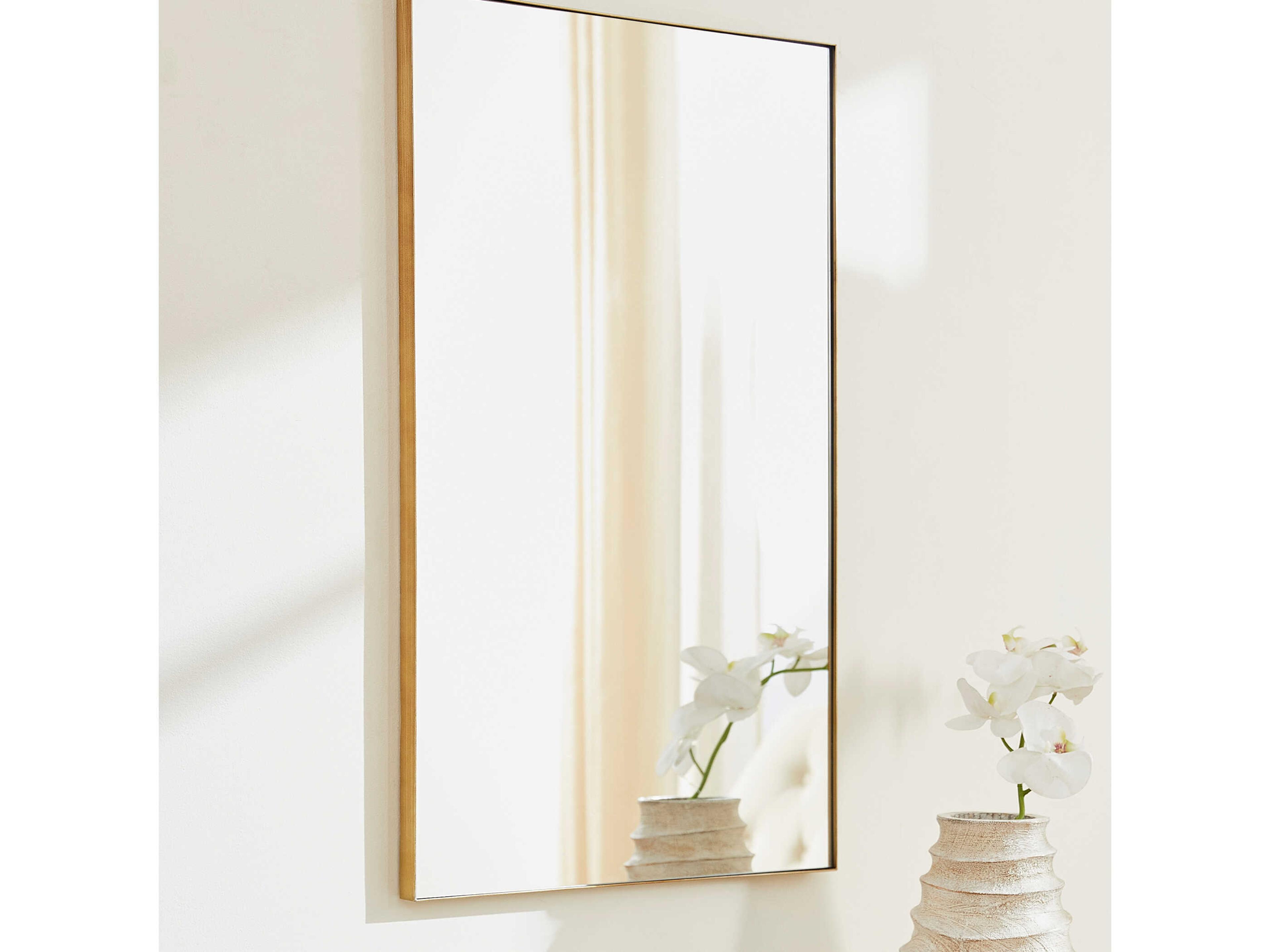Quorum Gold Rectangular Wall Mirror
