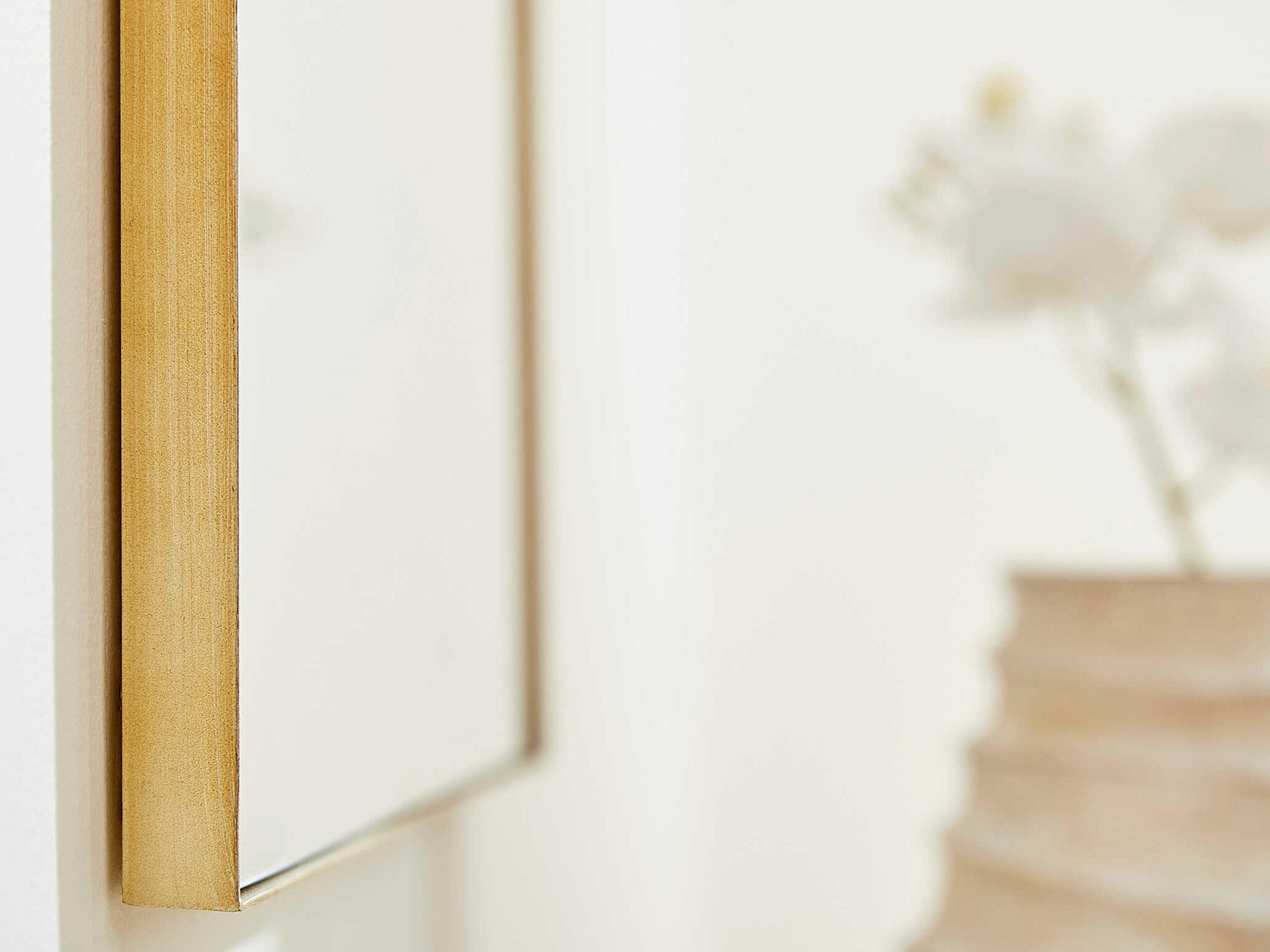 Quorum Gold Rectangular Wall Mirror