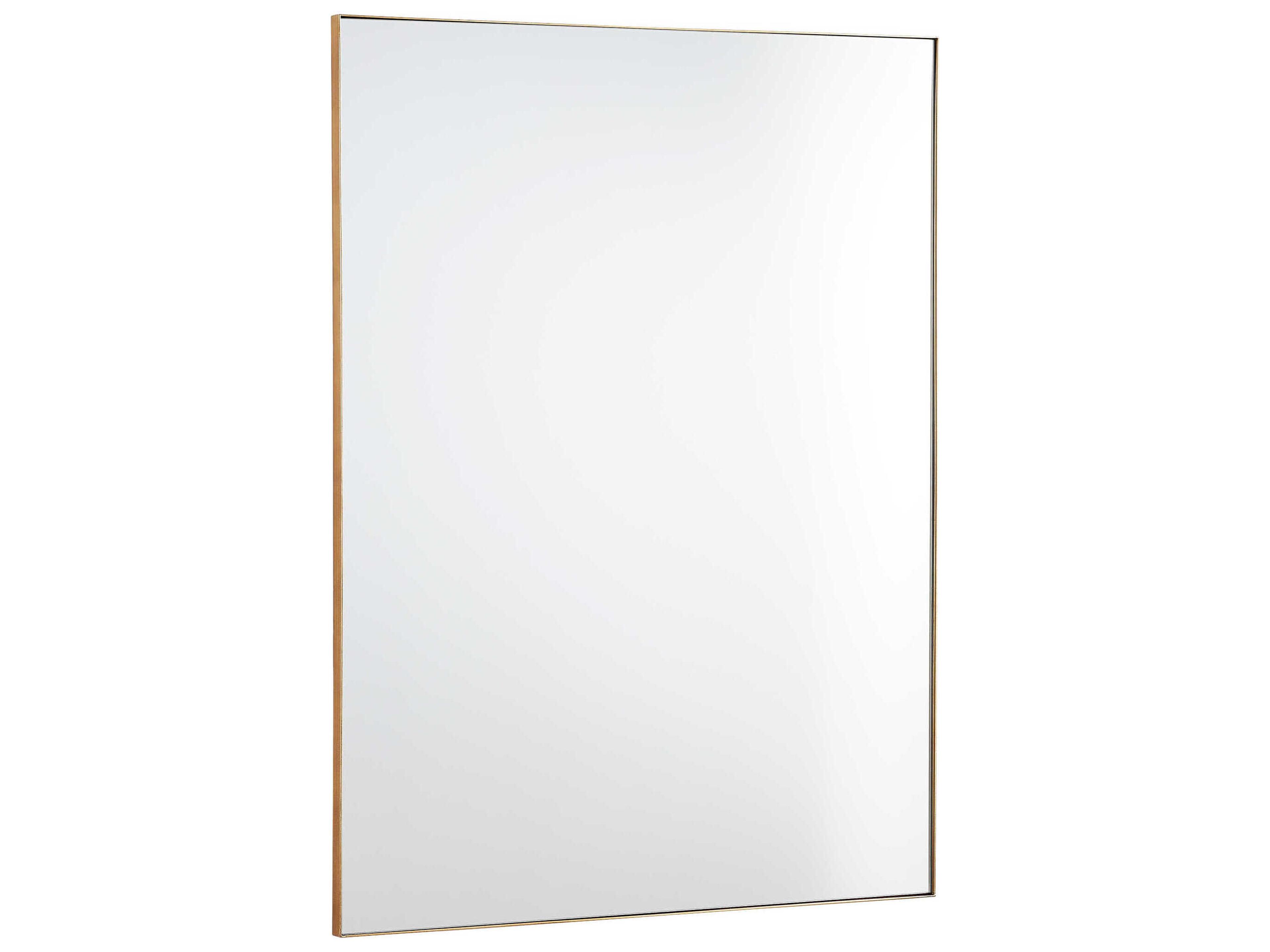 Gold Rectangular Wall Mirror