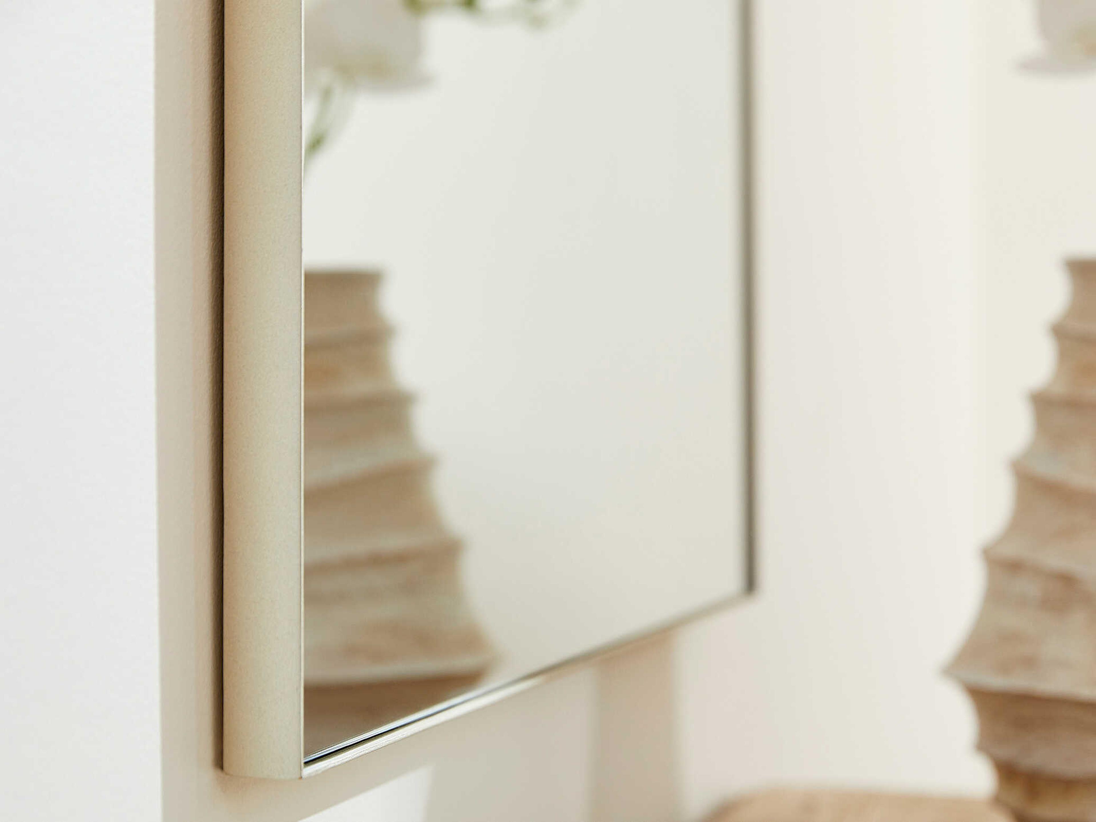 Quorum Silver Rectangular Wall Mirror