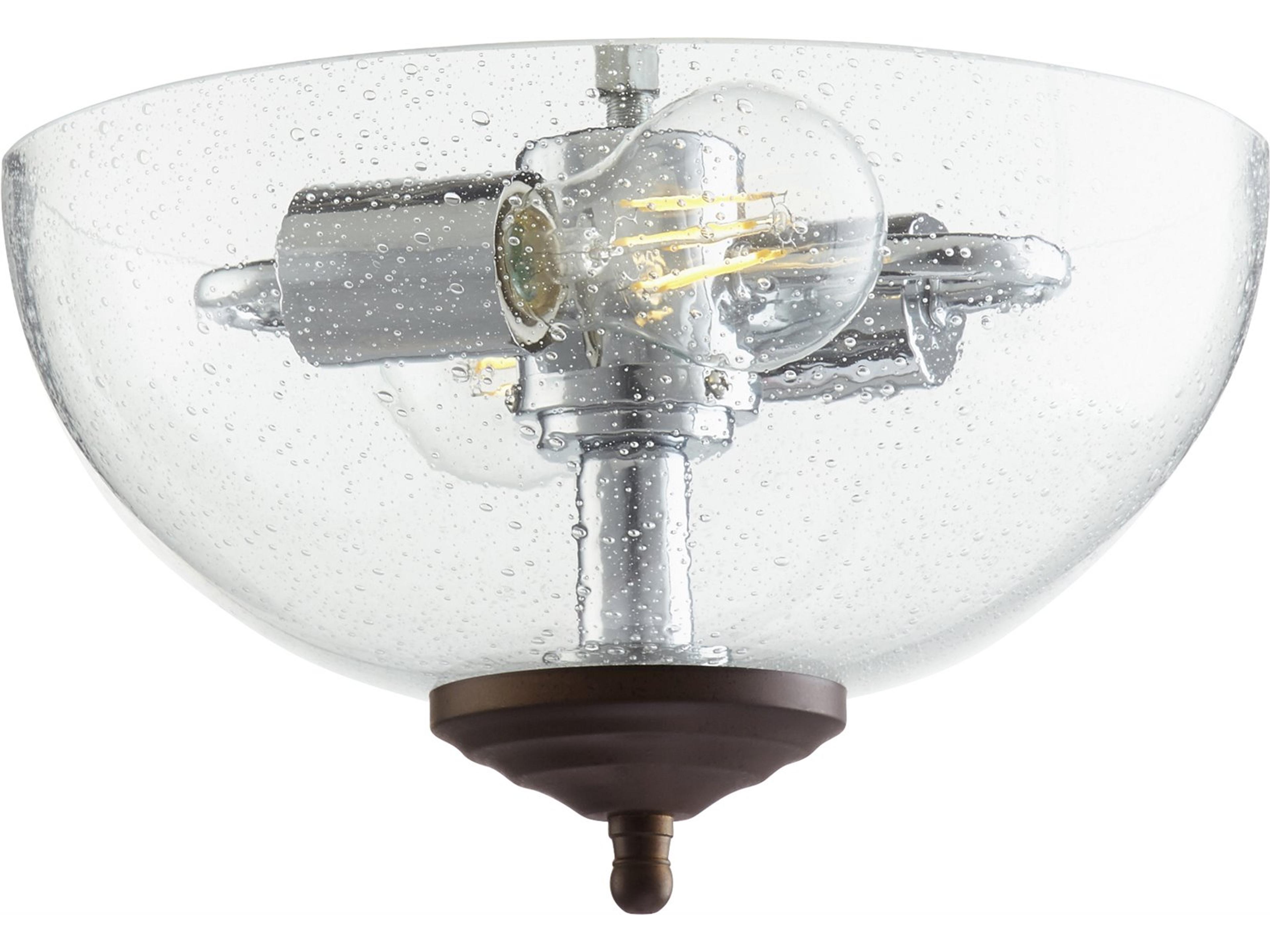 Toasted Sienna / Oiled Bronze 2-Light Fan Light Kit