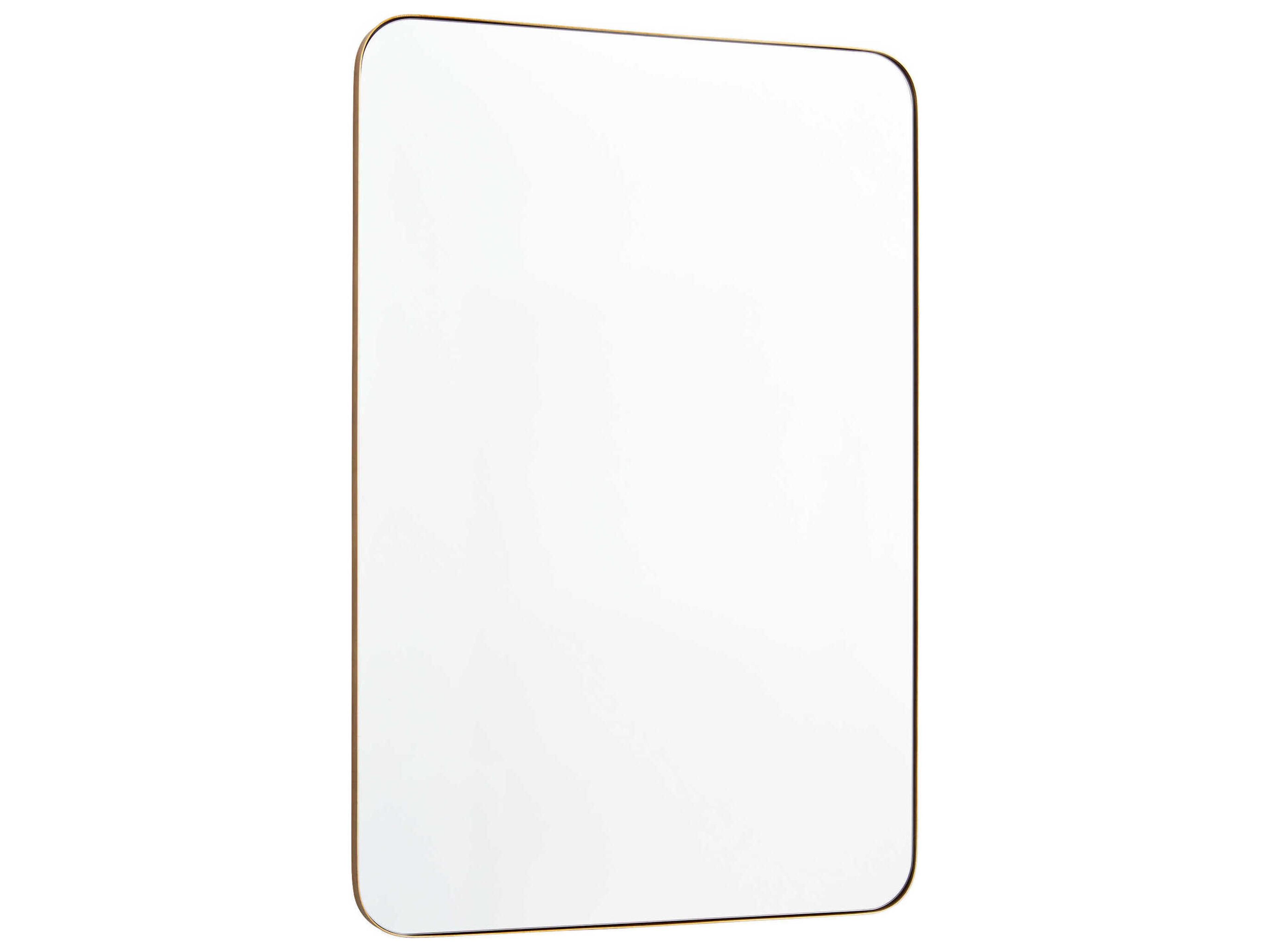 Gold Rectangular Stadium Wall Mirror