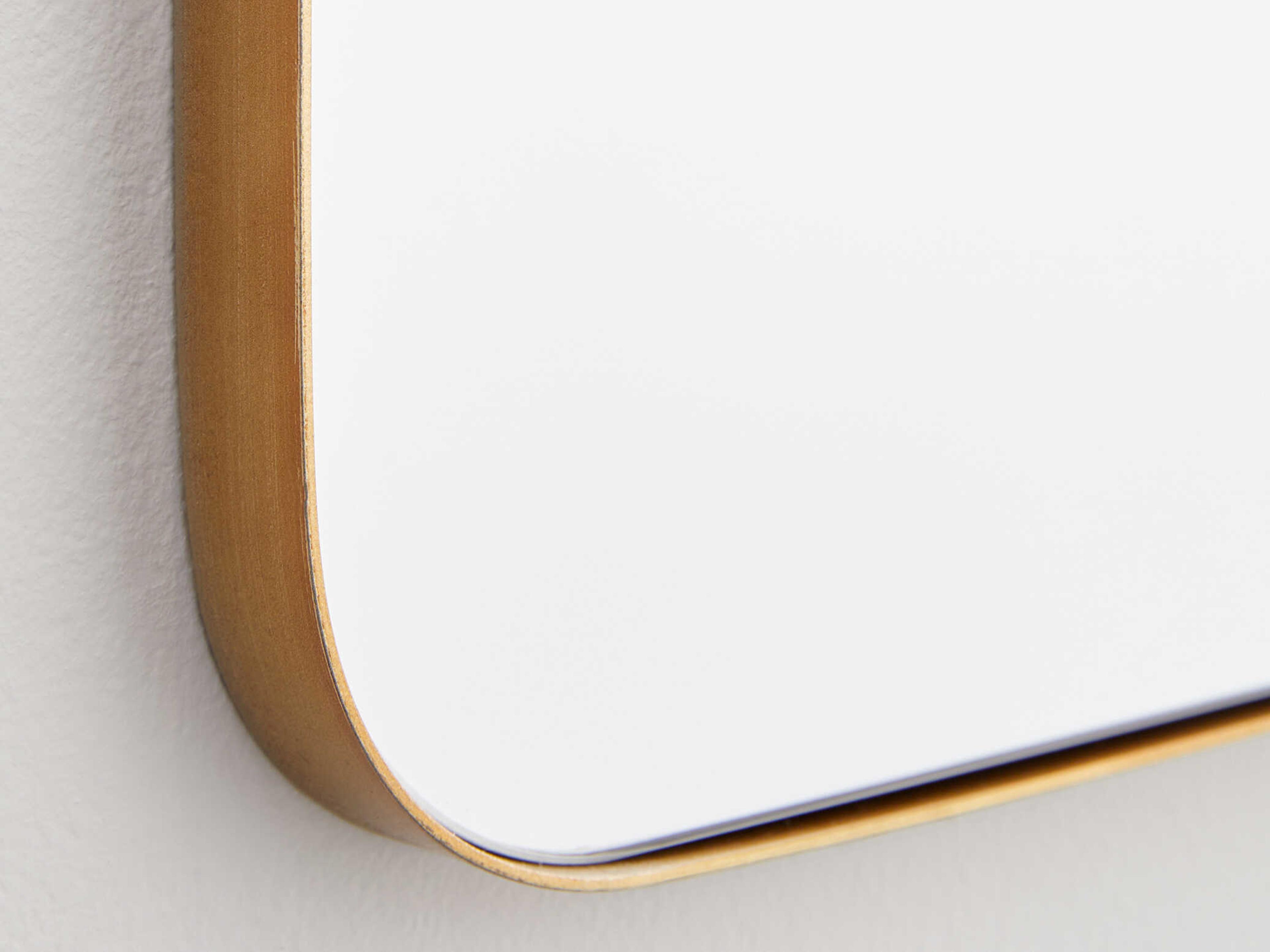 Quorum Gold Rectangular Stadium Wall Mirror