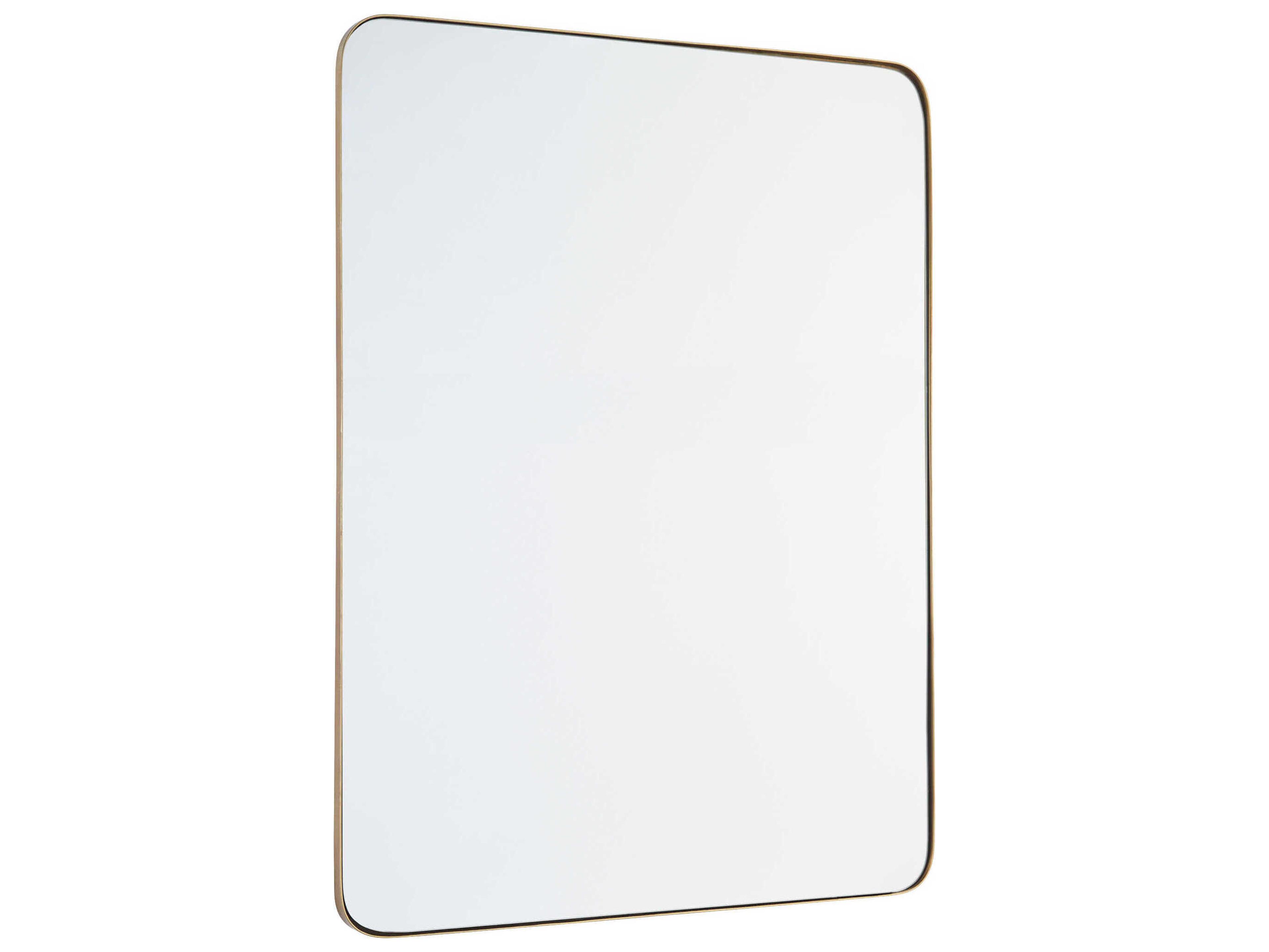 Gold Rectangular Stadium Wall Mirror