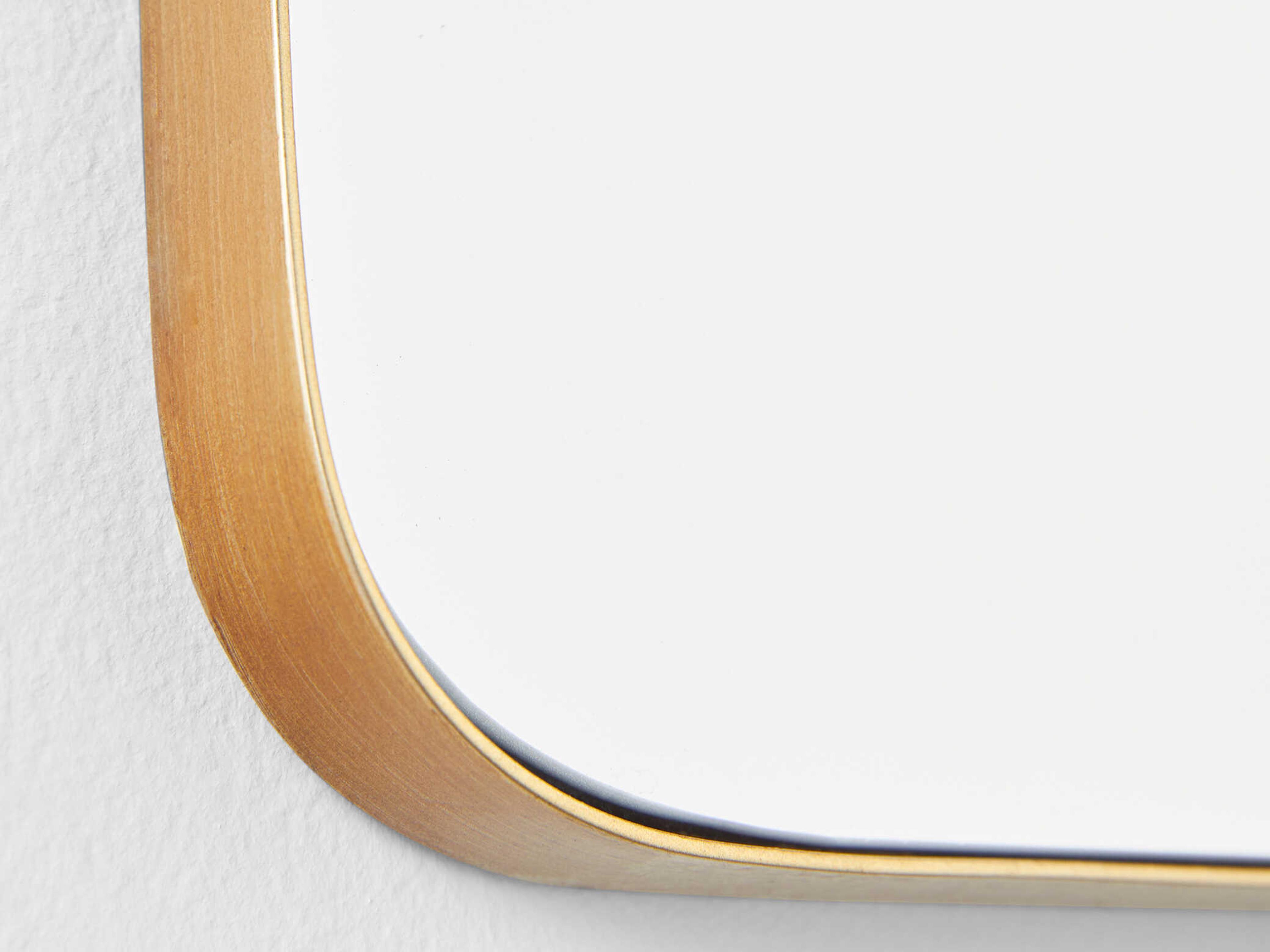 Quorum Gold Rectangular Stadium Wall Mirror