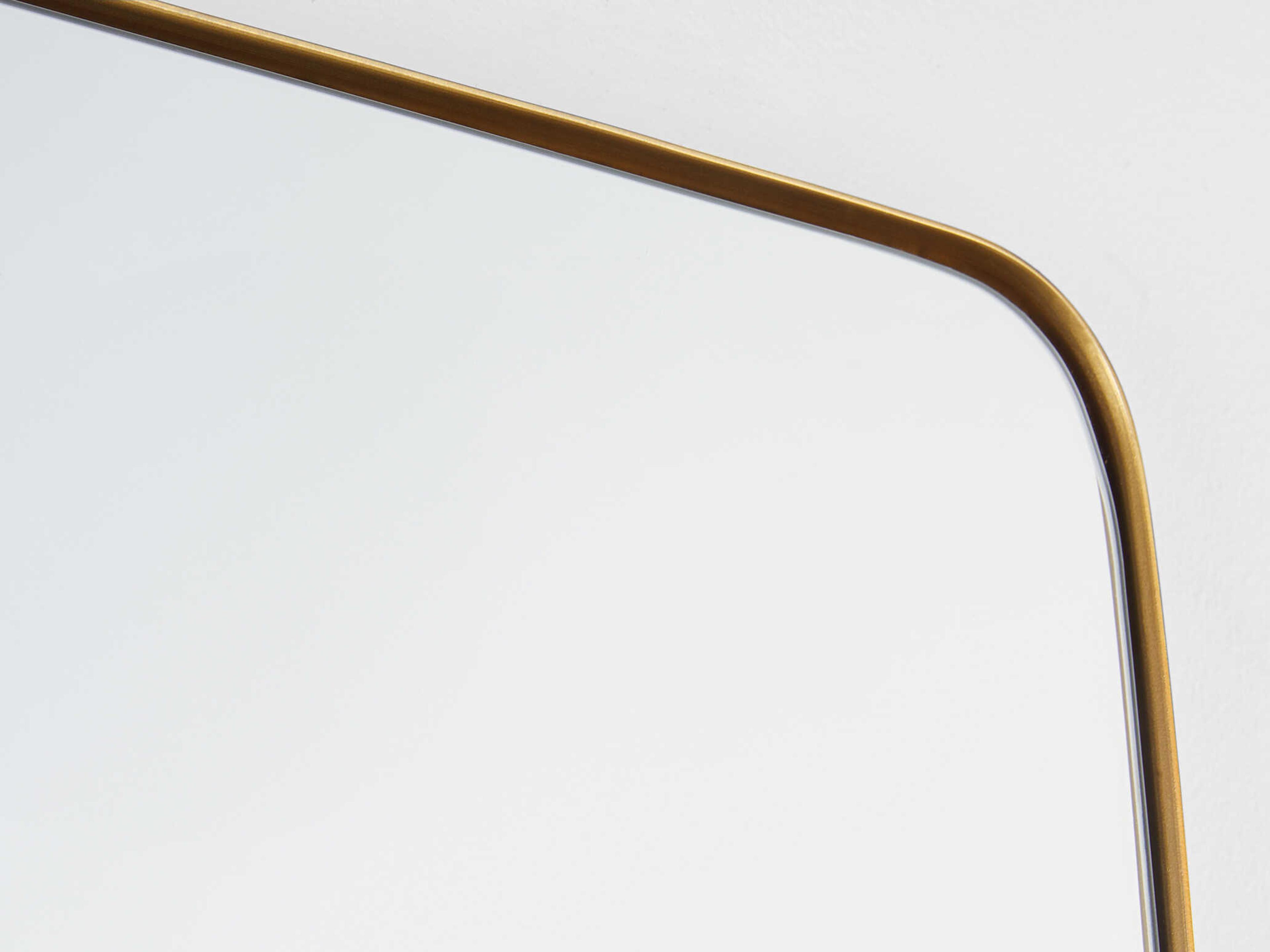 Quorum Gold Rectangular Stadium Wall Mirror