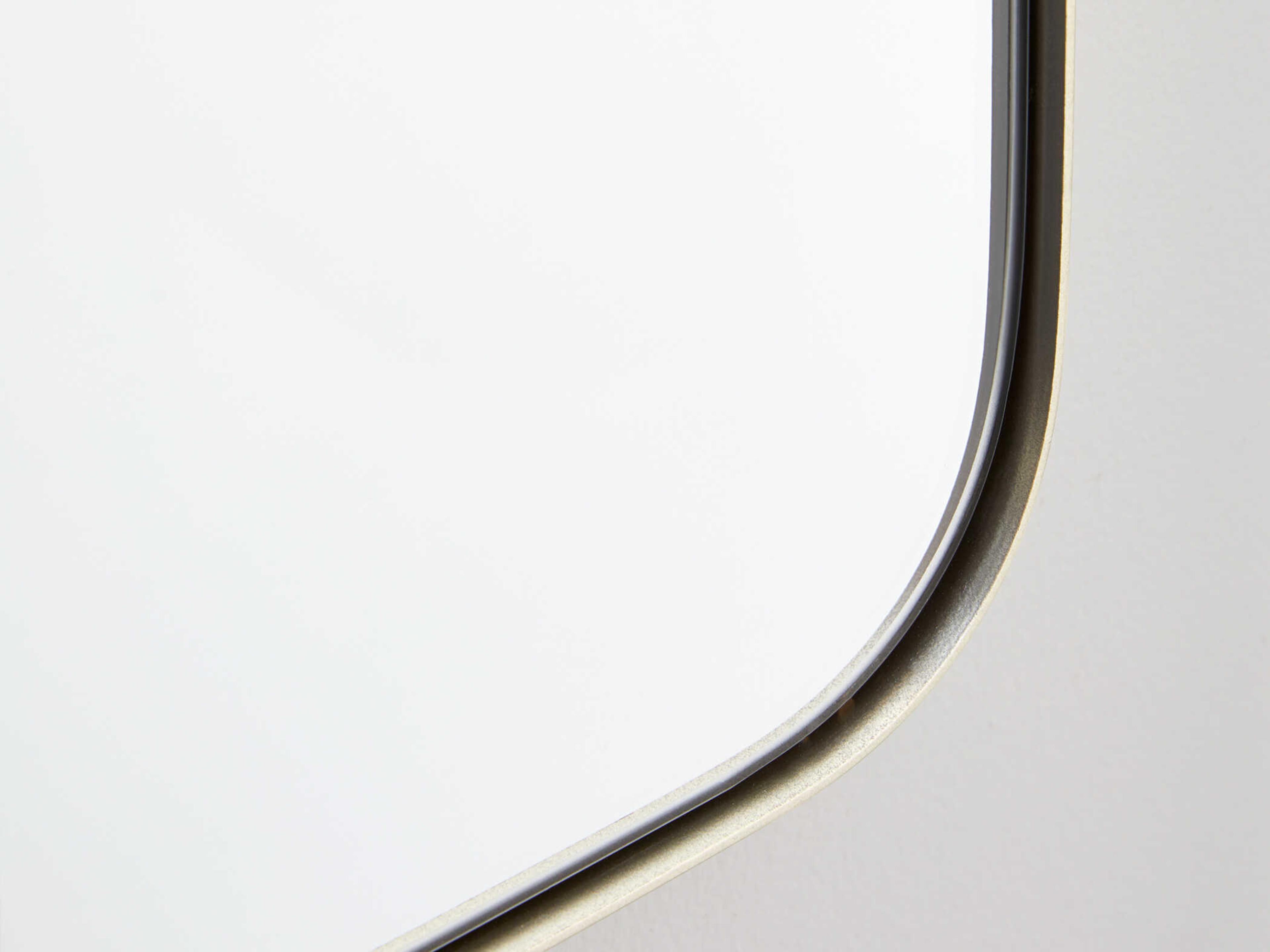 Quorum Silver Rectangular Stadium Wall Mirror