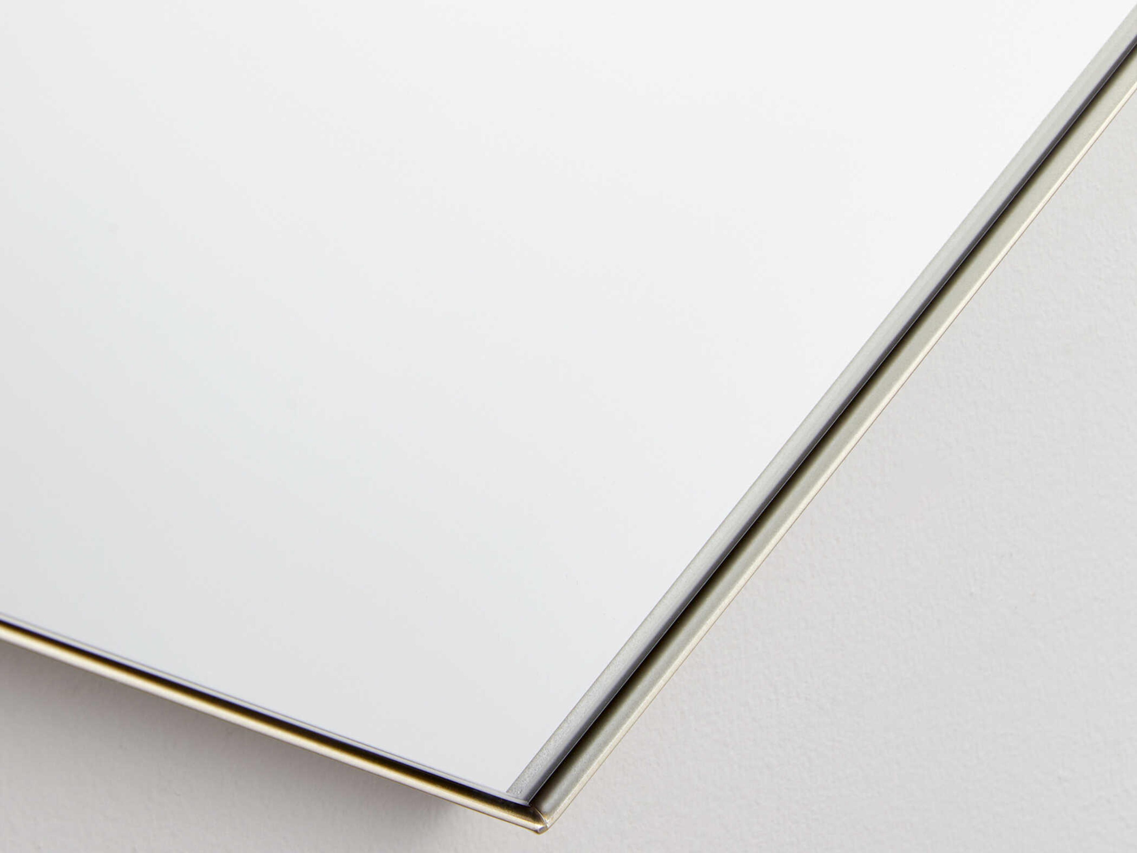 Quorum Silver Hexagon Wall Mirror