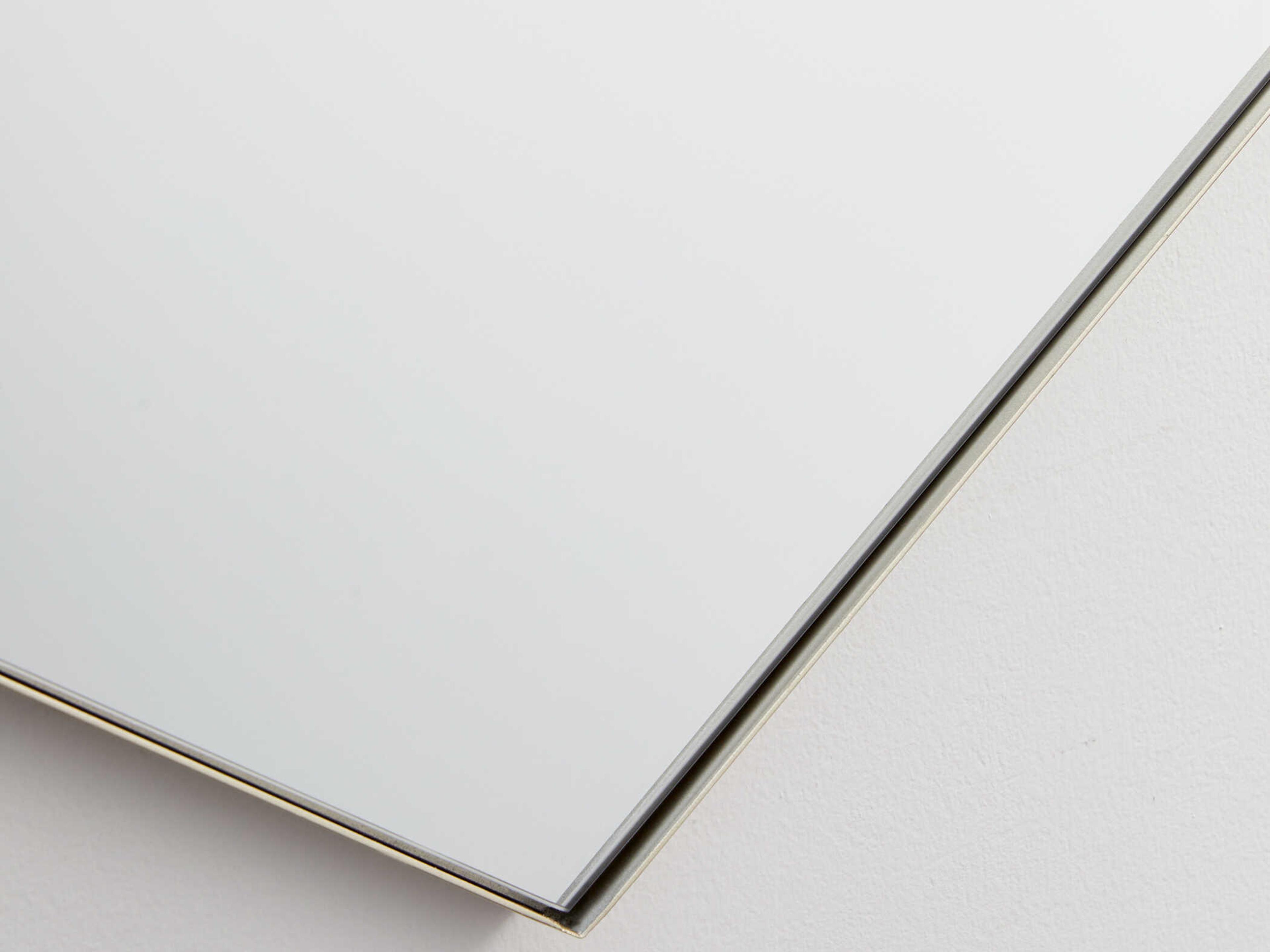 Quorum Silver Hexagon Wall Mirror