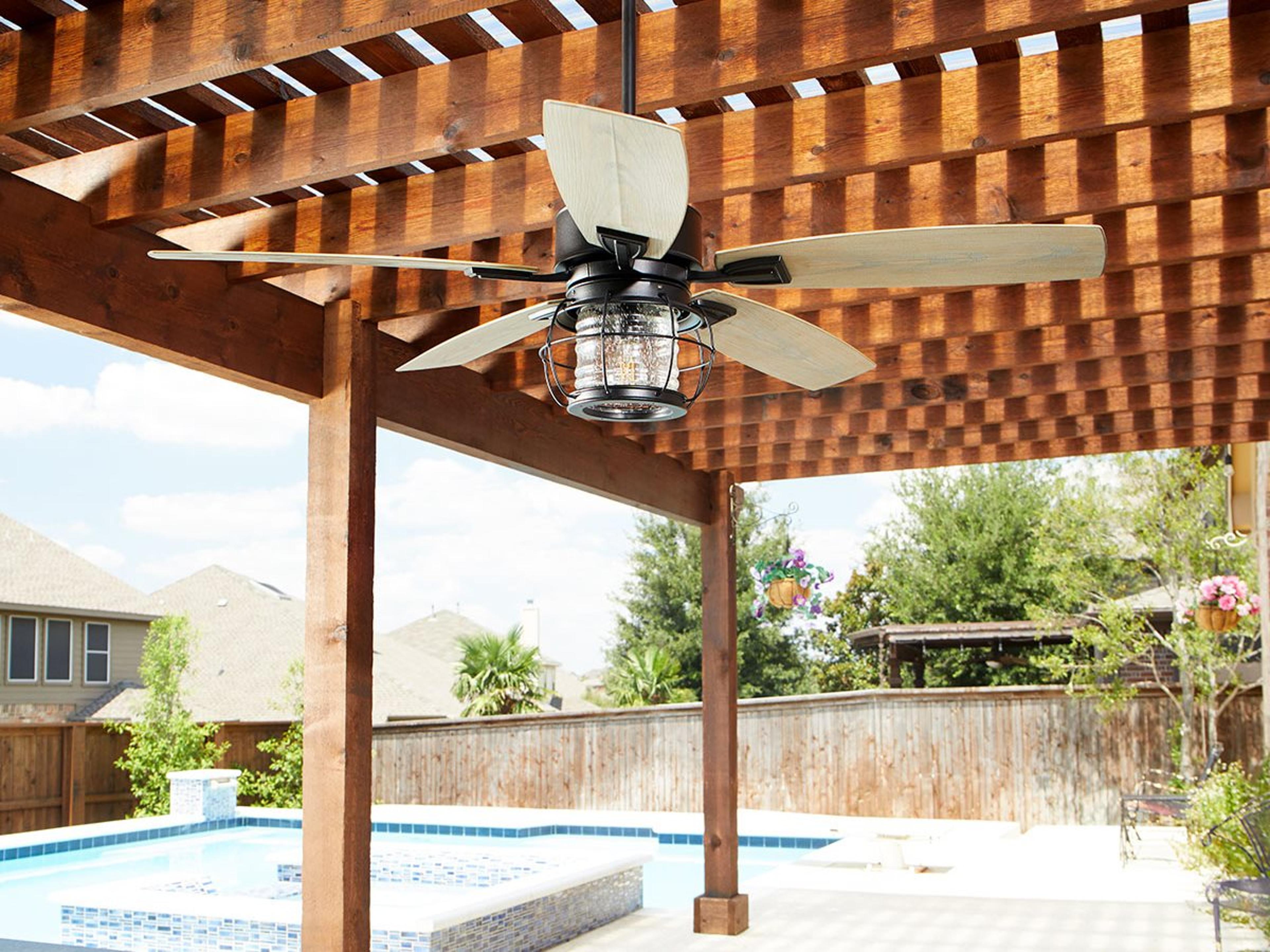 Quorum International Galveston 1 - Light 52" Outdoor Ceiling Fan