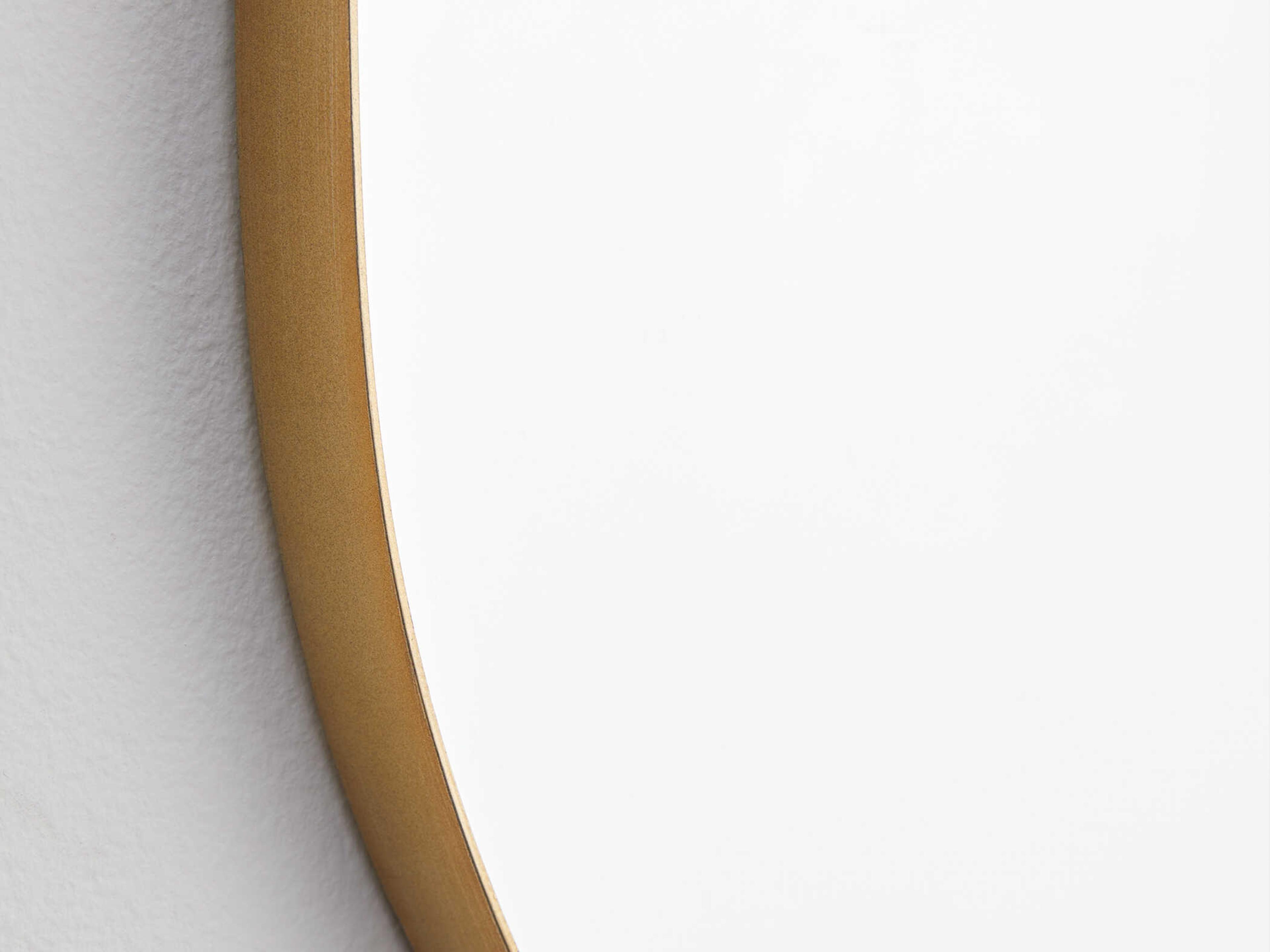 Quorum Gold Oval Capsule Wall Mirror