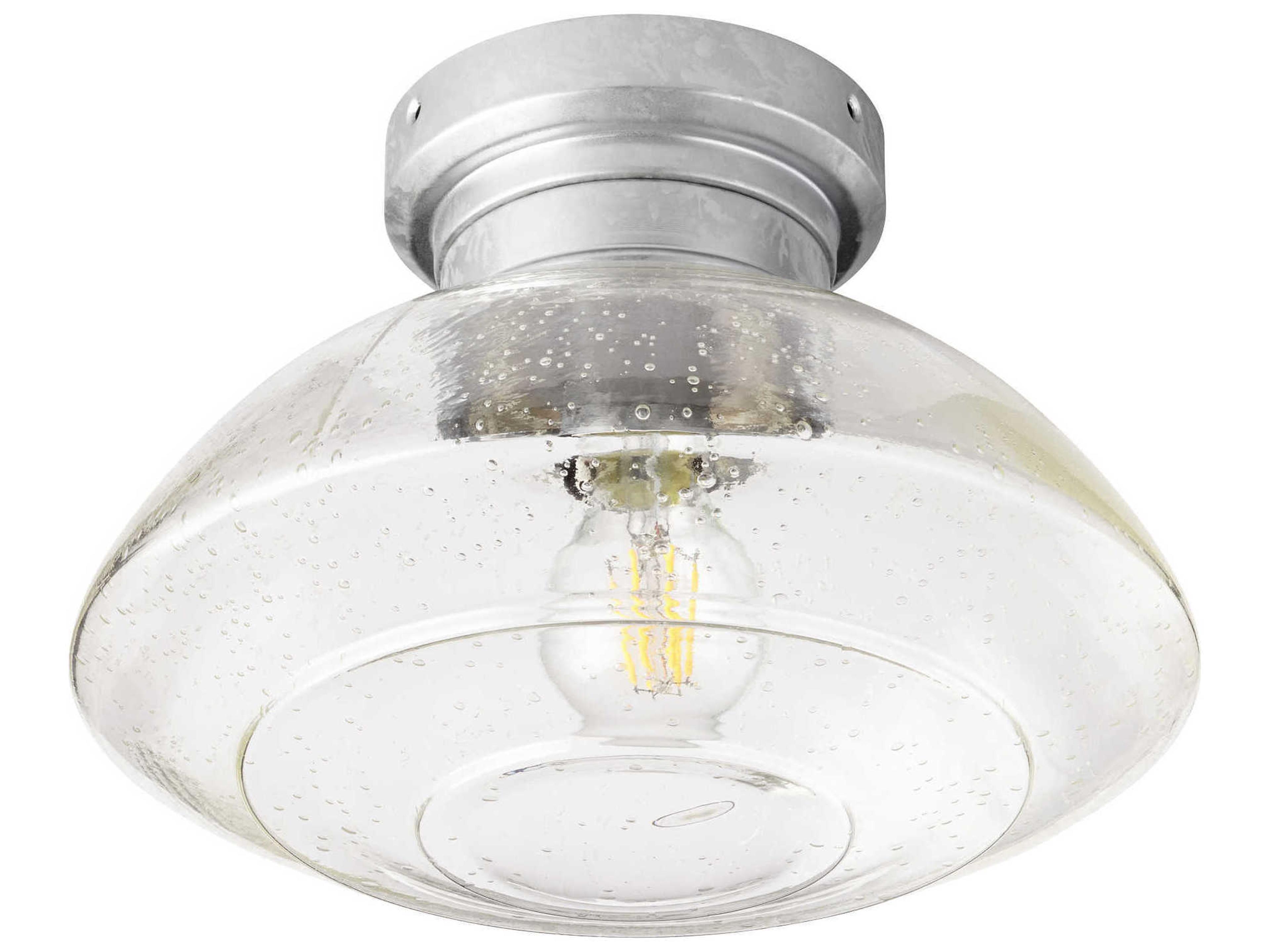 Windmill Galvanized 1-Light Fan Light Kit