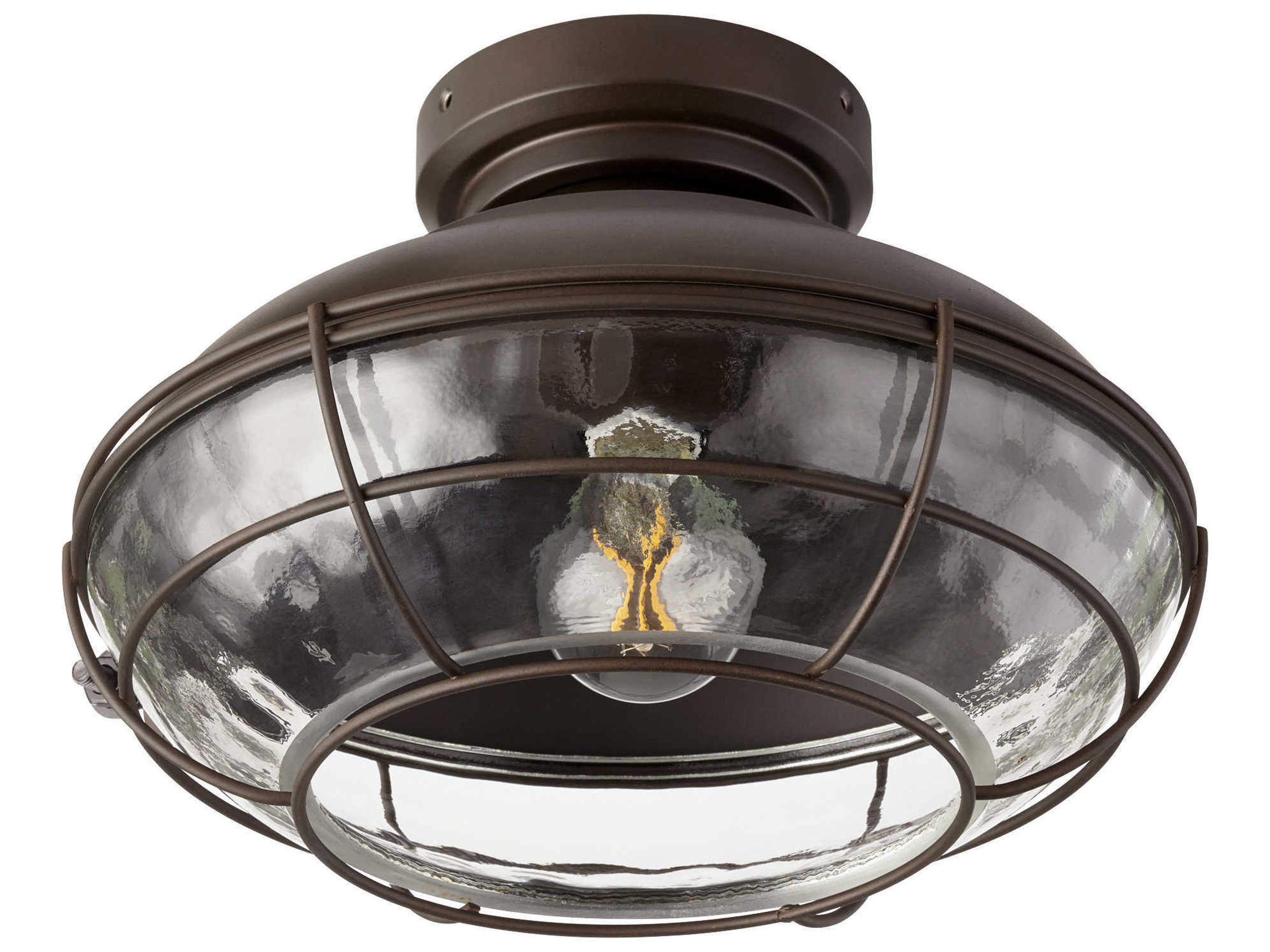 Windmill Oiled Bronze 1-Light Fan Light Kit