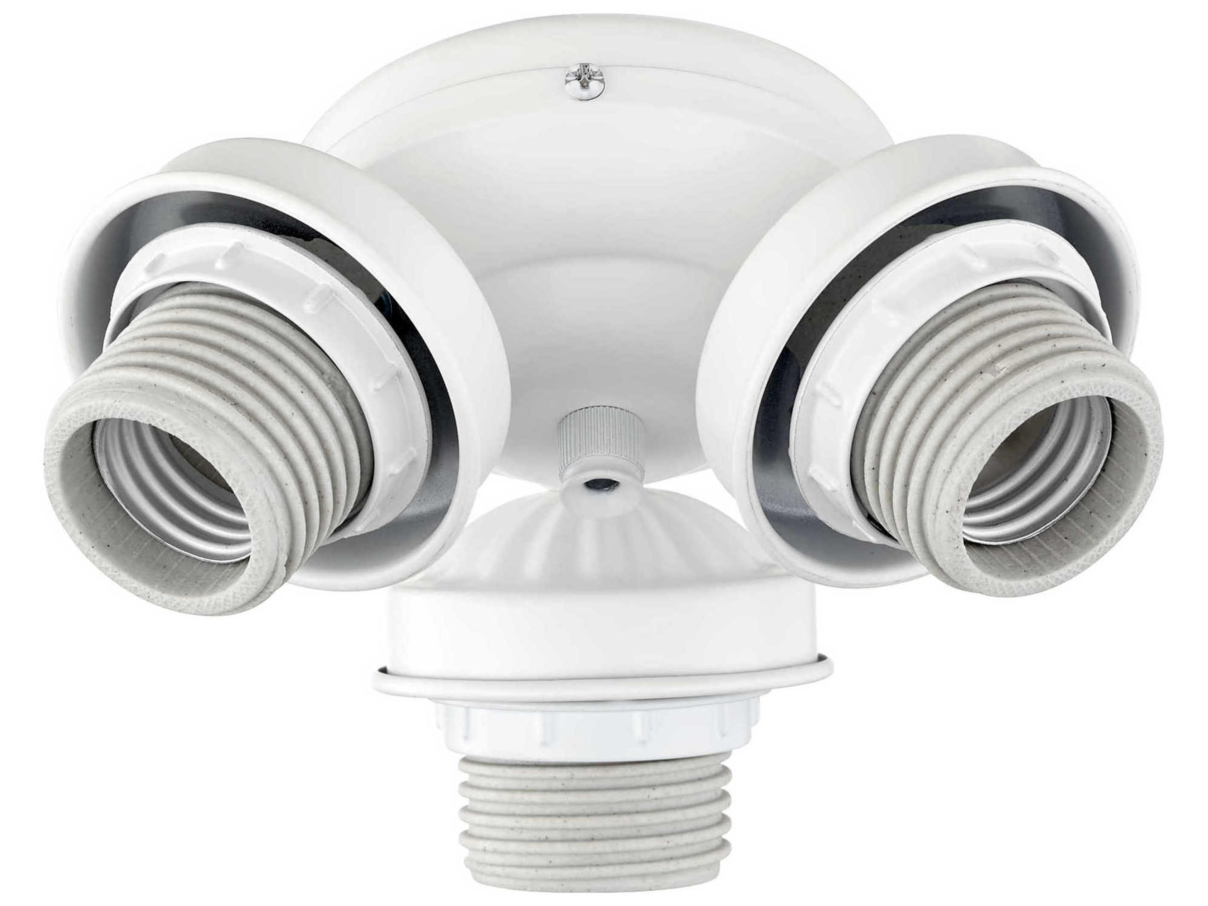 Quorum Studio White 3-Light Fan Light Kit