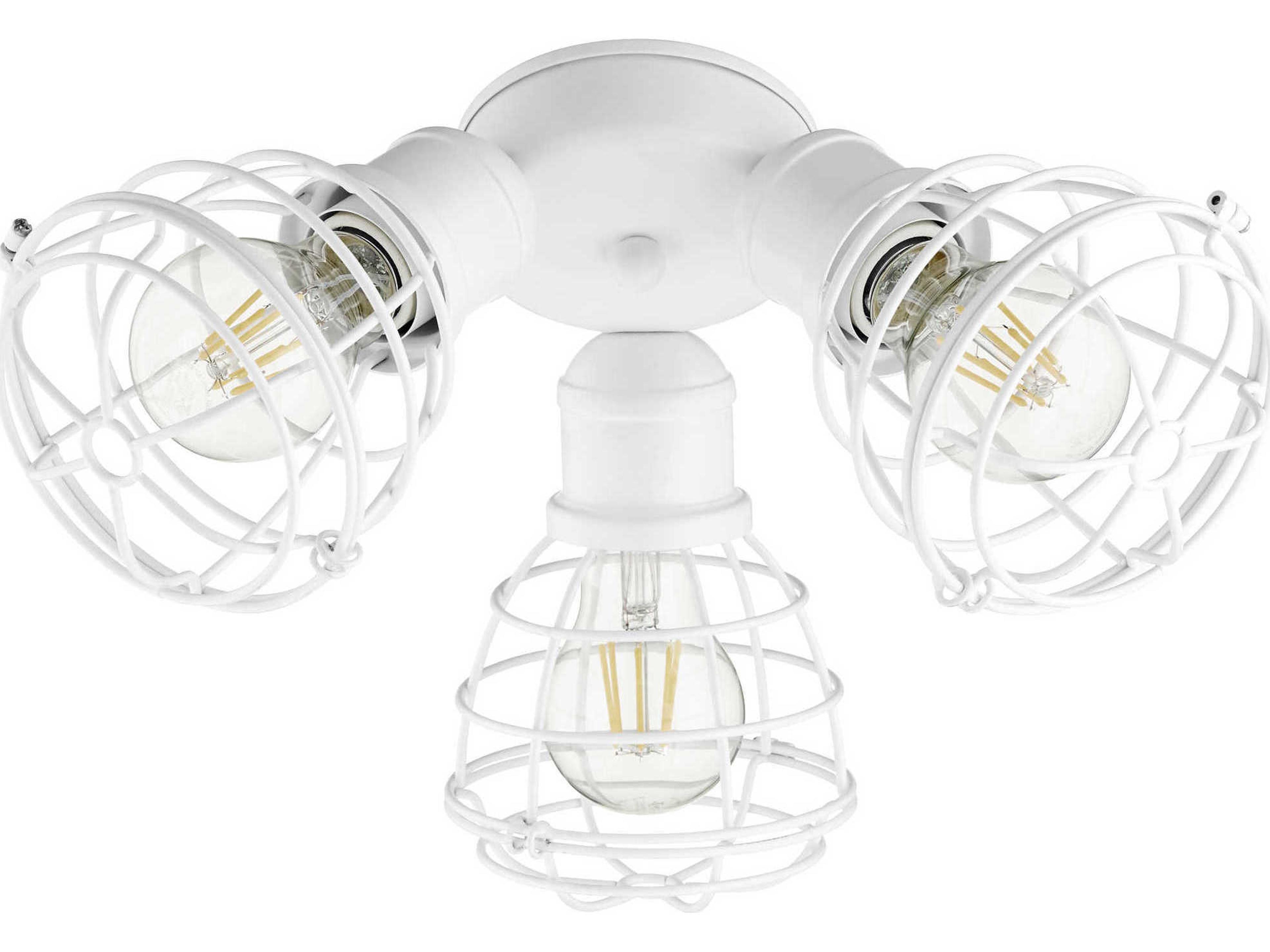 Studio White 3-Light Fan Light Kit