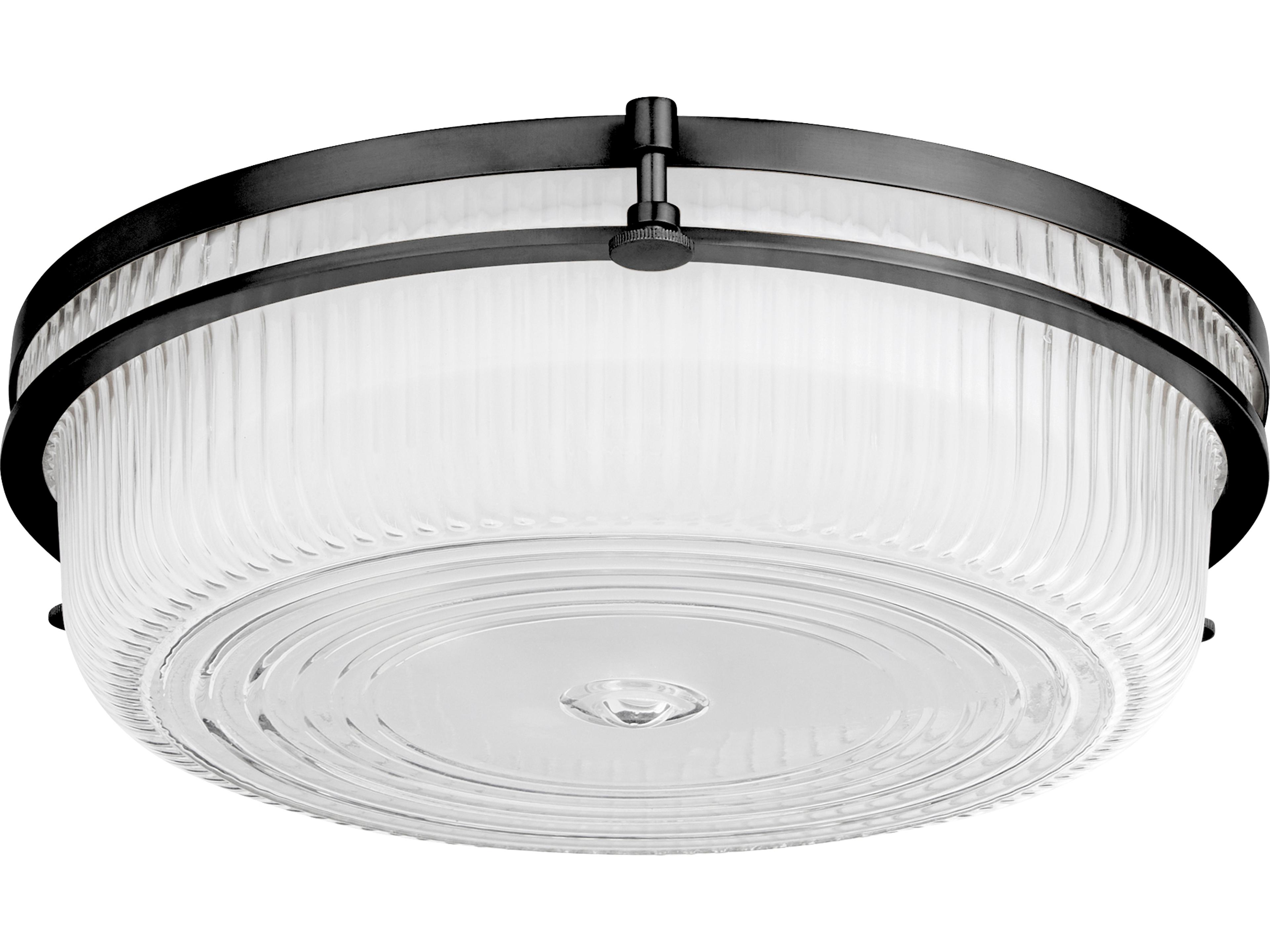 Emory 1-Light Matte Black Flush Mount