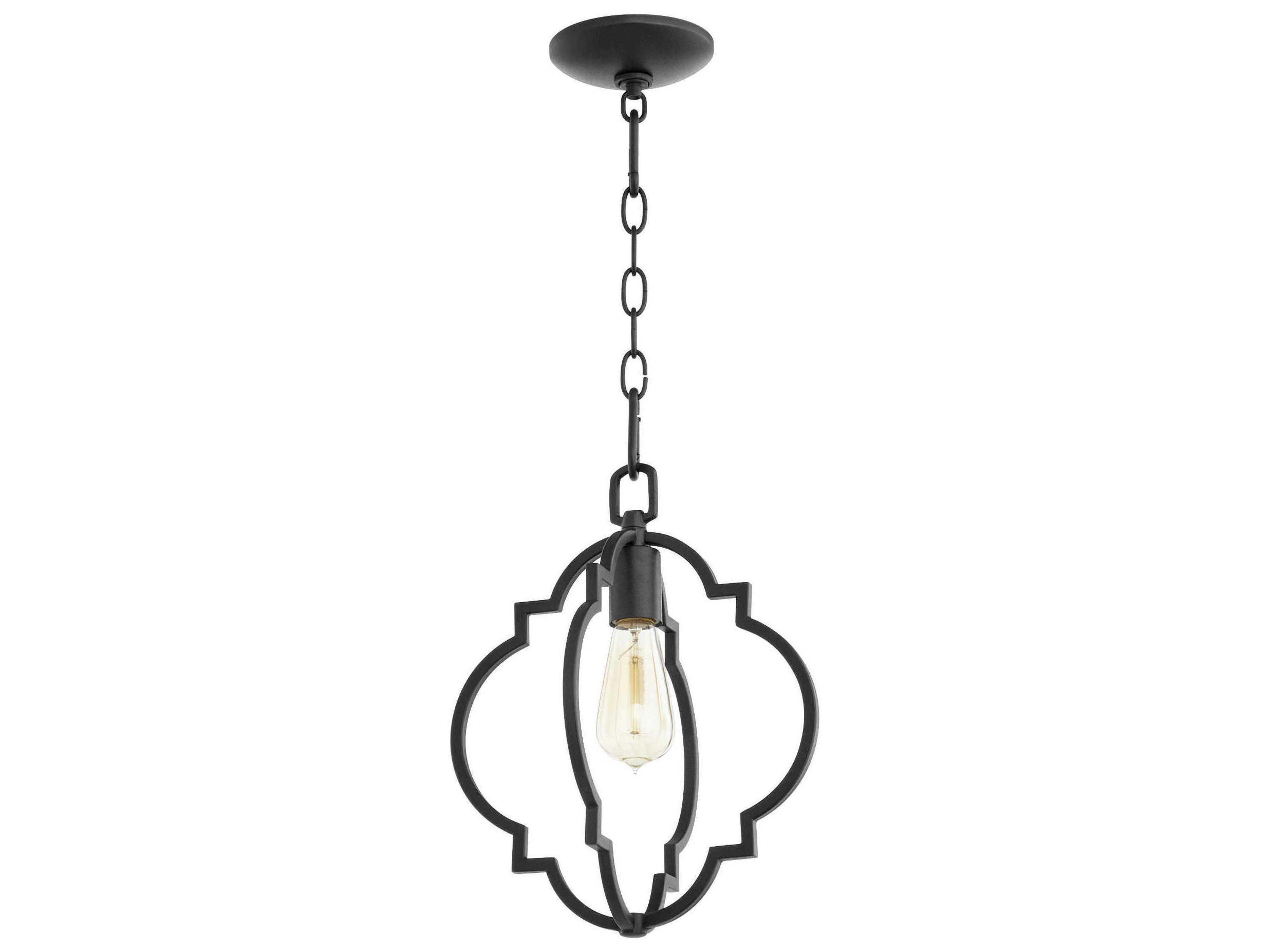 Dublin 1-Light Noir Black Mini Pendant