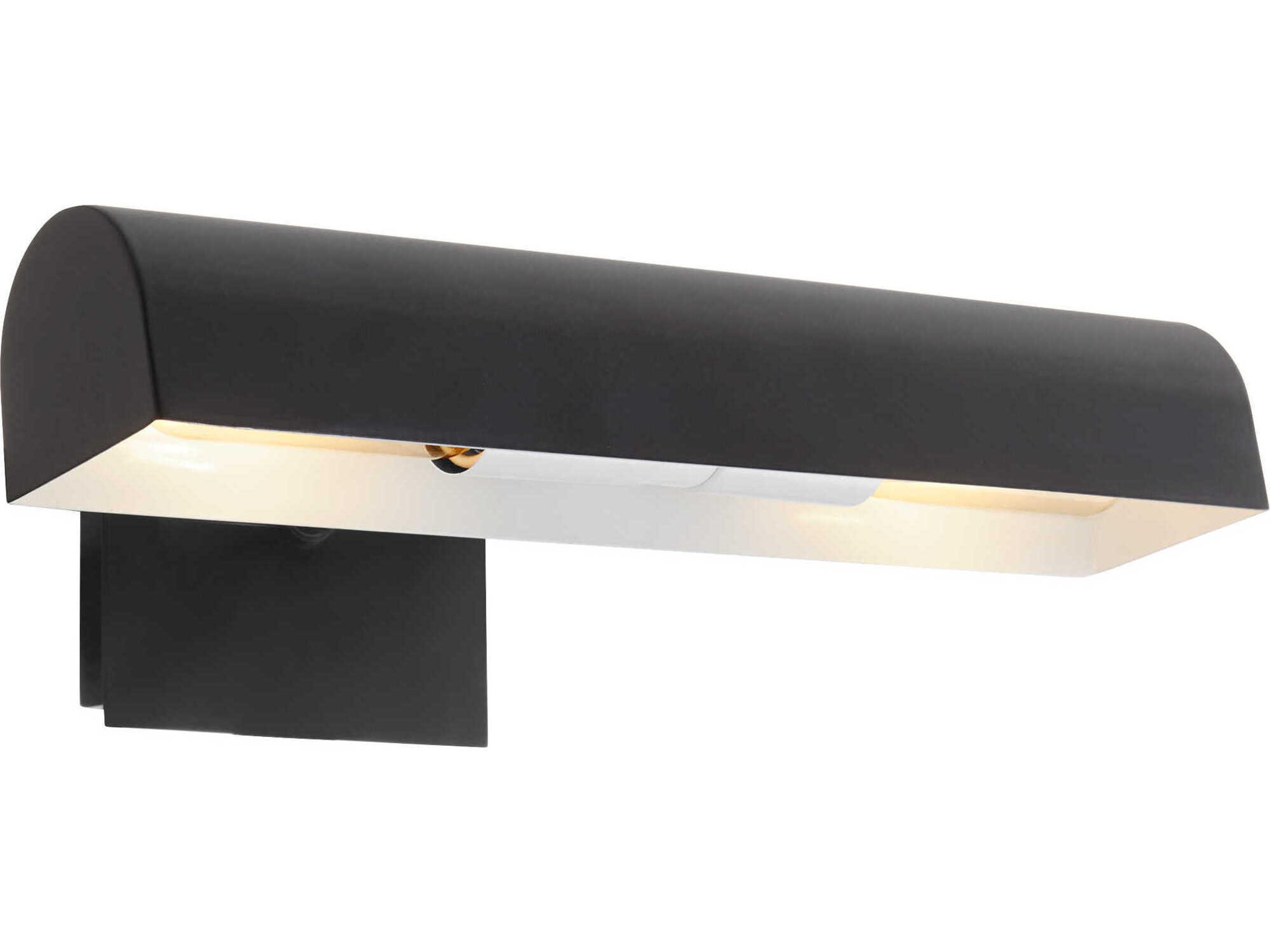 Quorum 2-Light Matte Black Picture Light