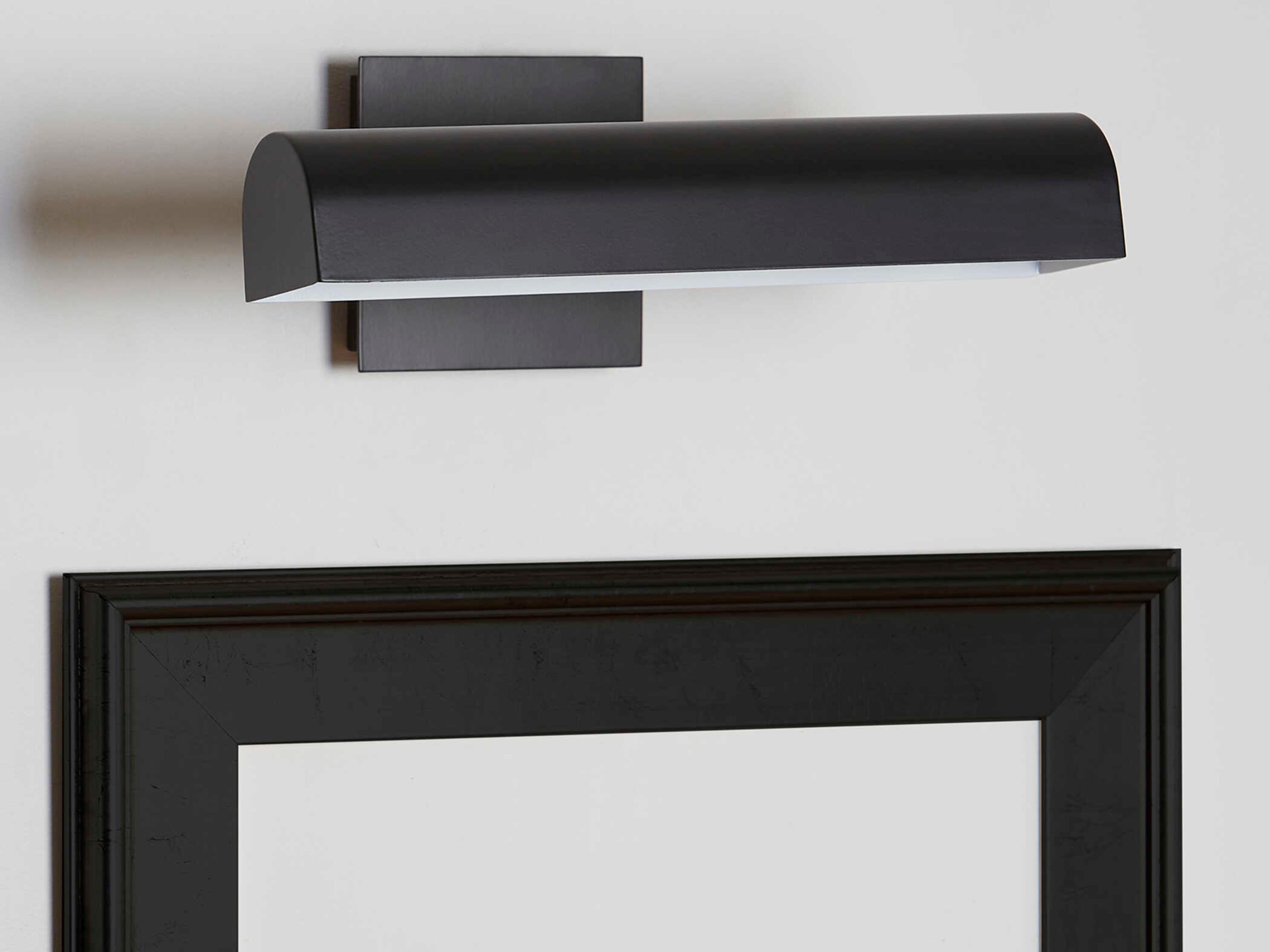 Quorum 2-Light Matte Black Picture Light