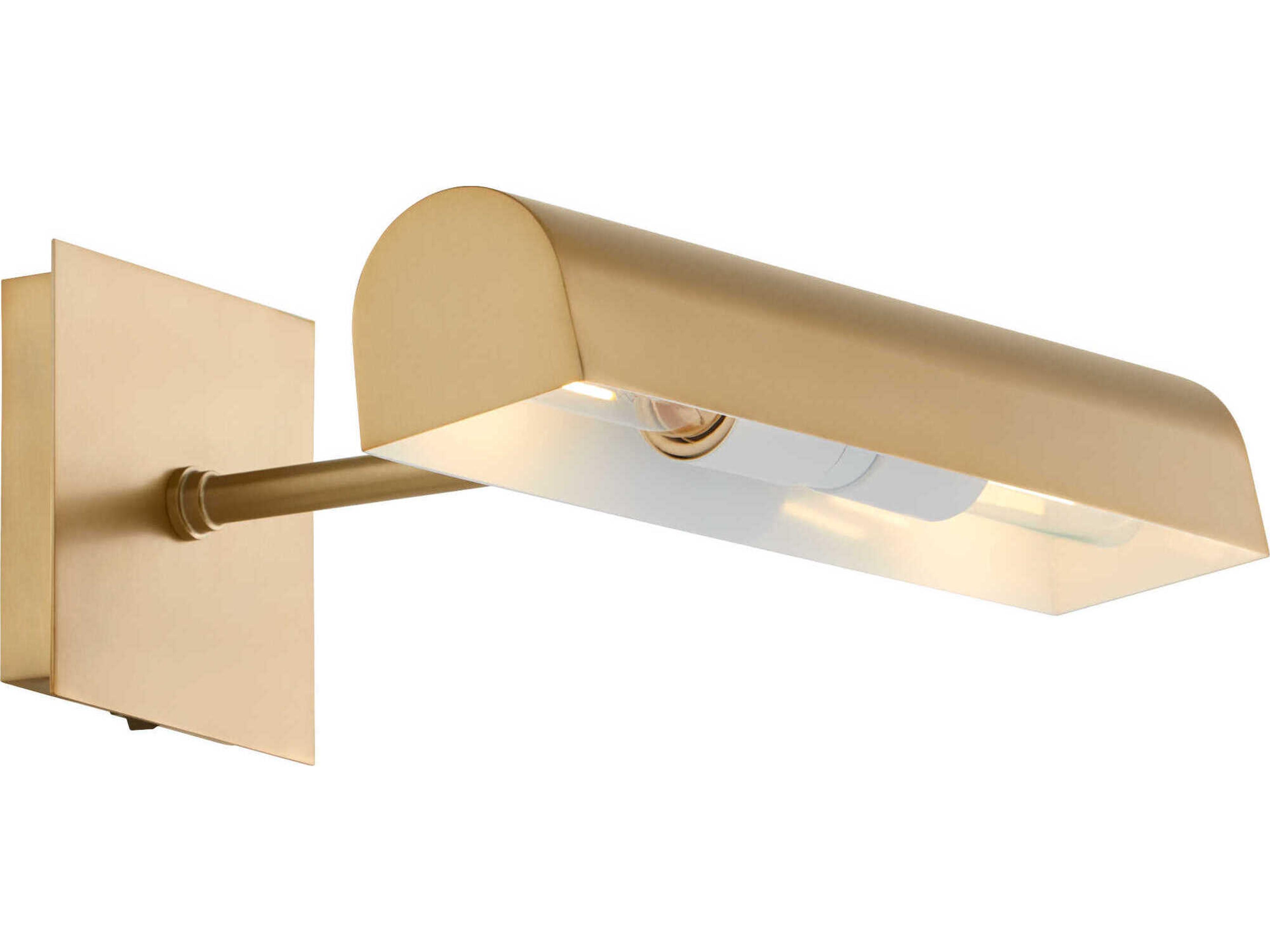 Quorum 2-Light Aged Brass Picture Light