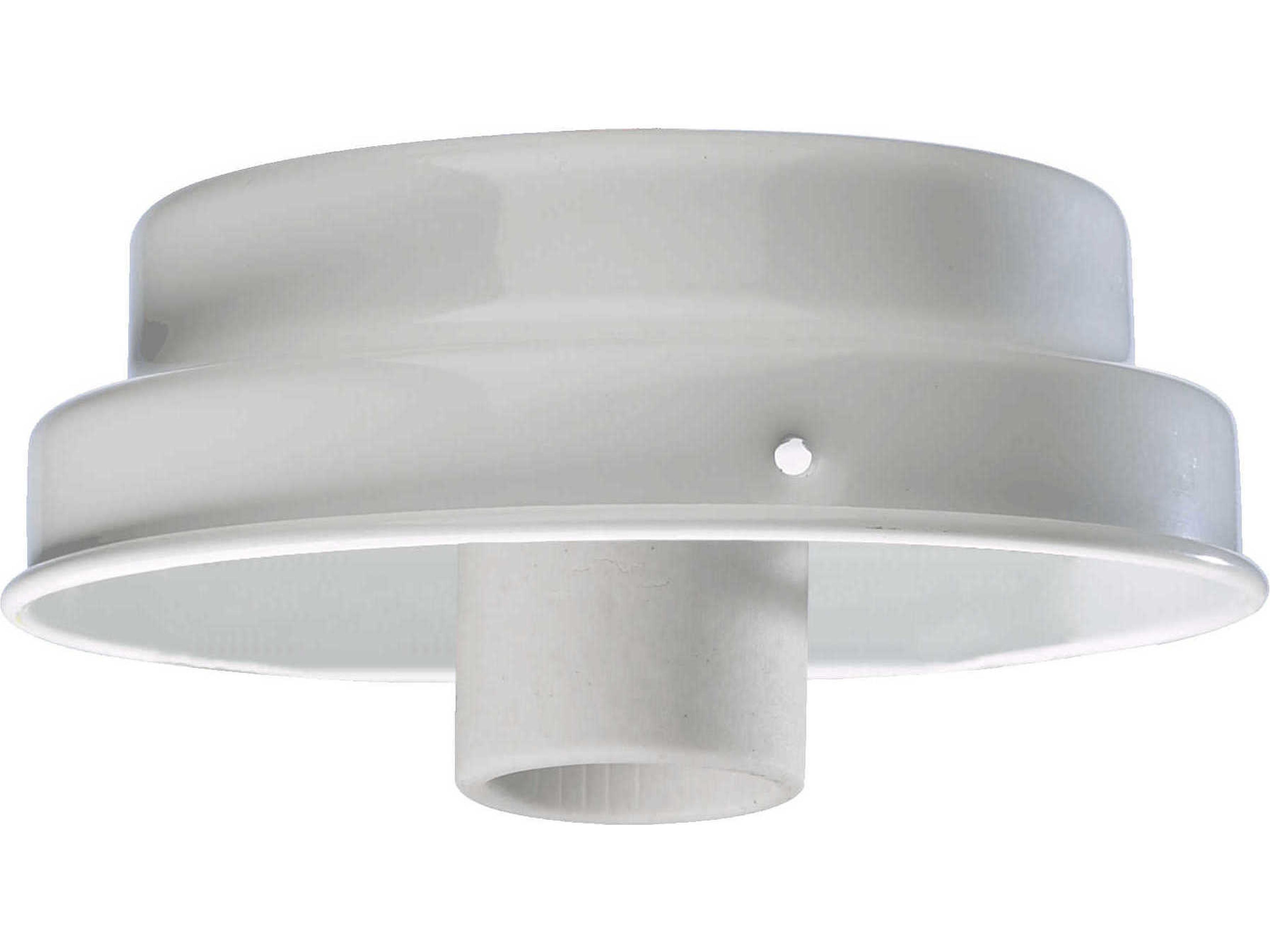 White 1-Light Fan Light Kit