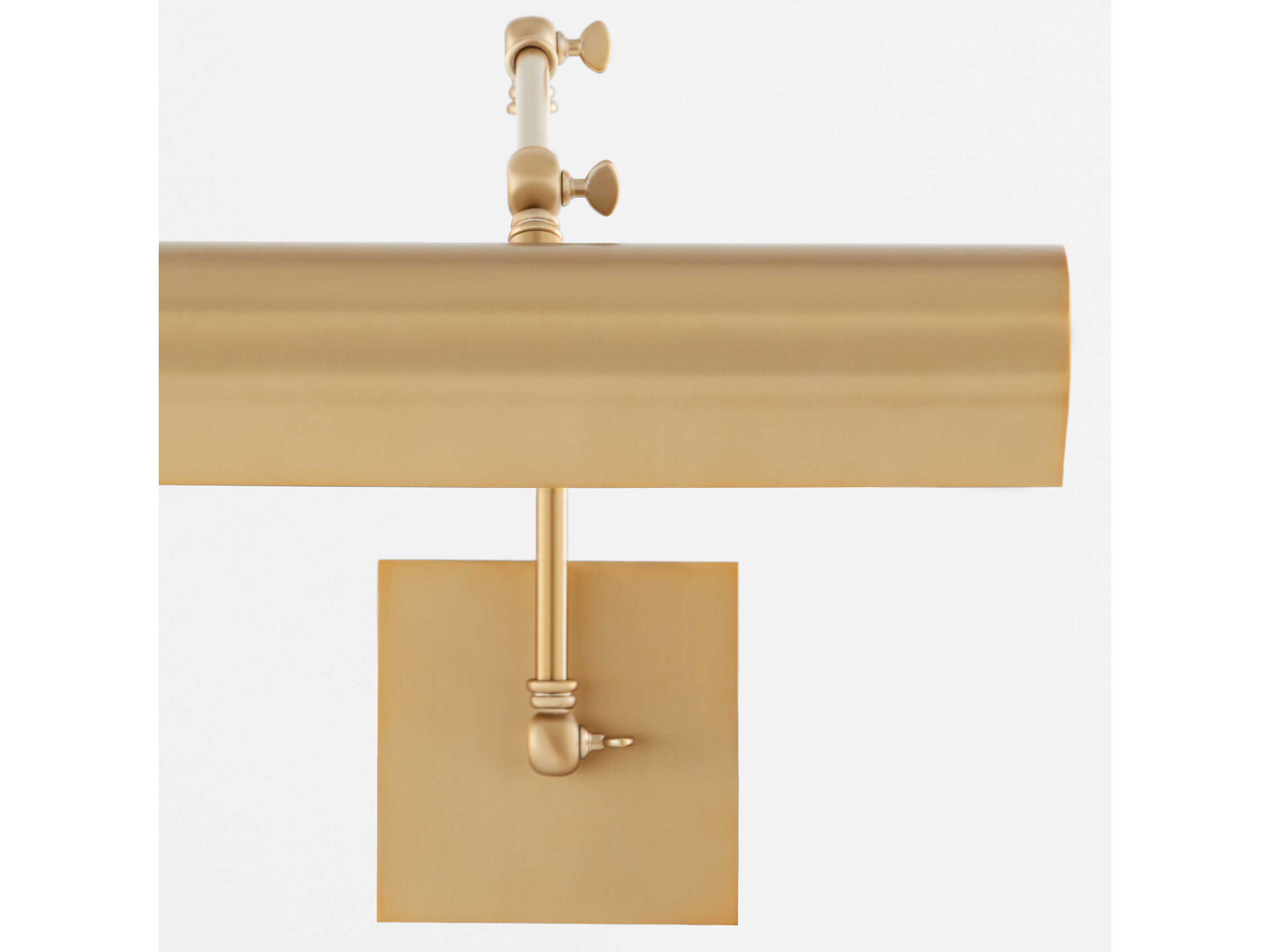 Quorum 2-Light Aged Brass Picture Light