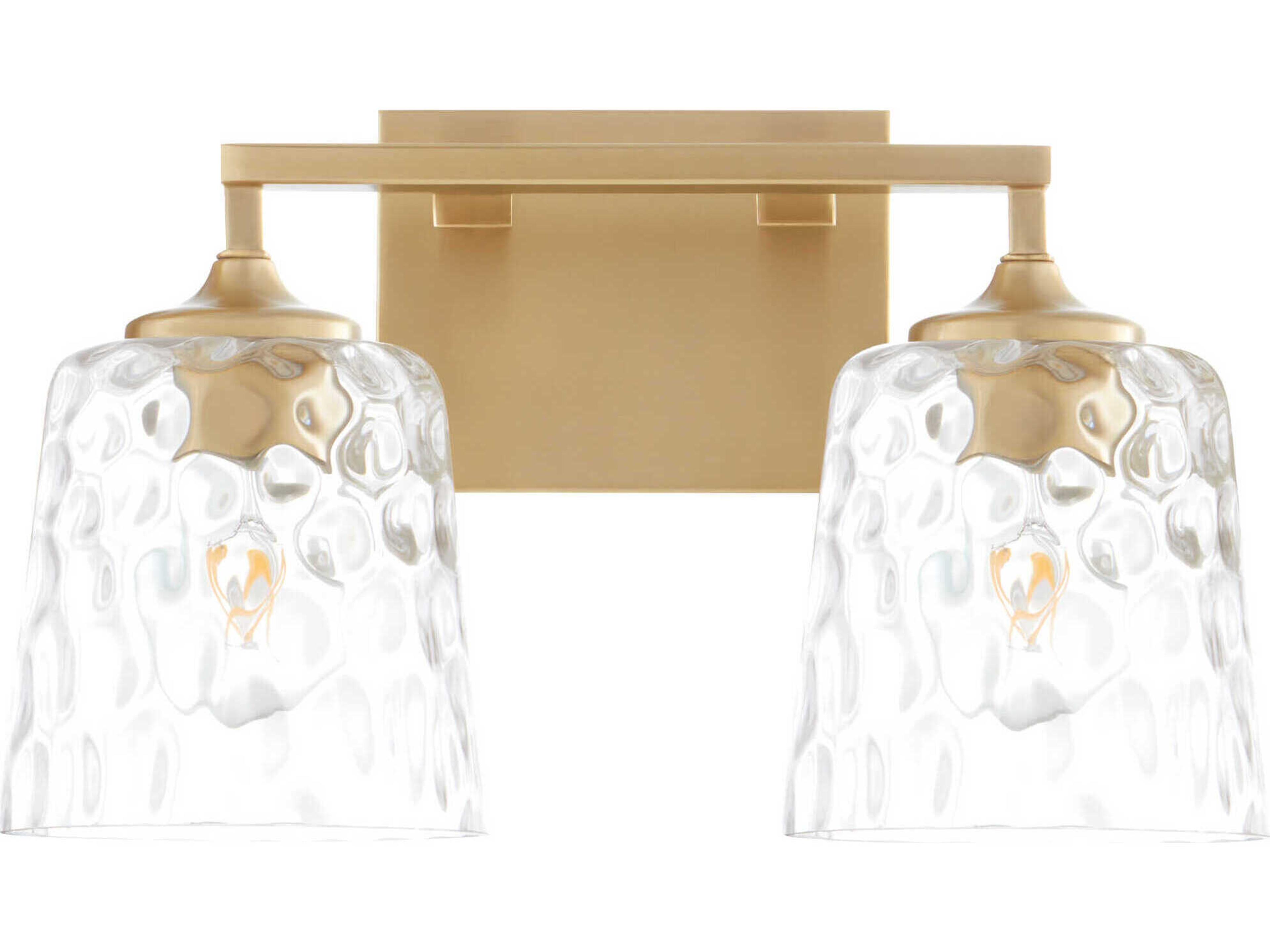 Eldorado 2-Light Aged Brass Vanity Light