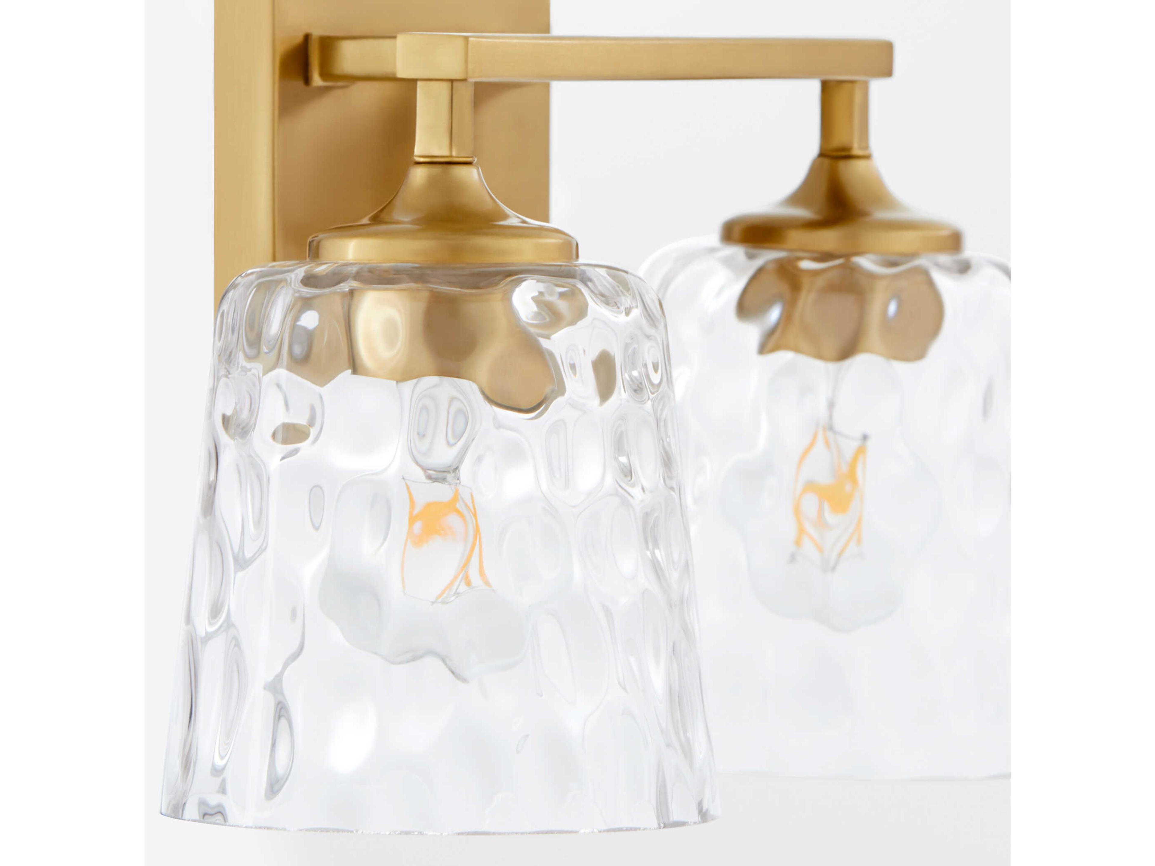 Quorum Eldorado 2-Light Aged Brass Vanity Light