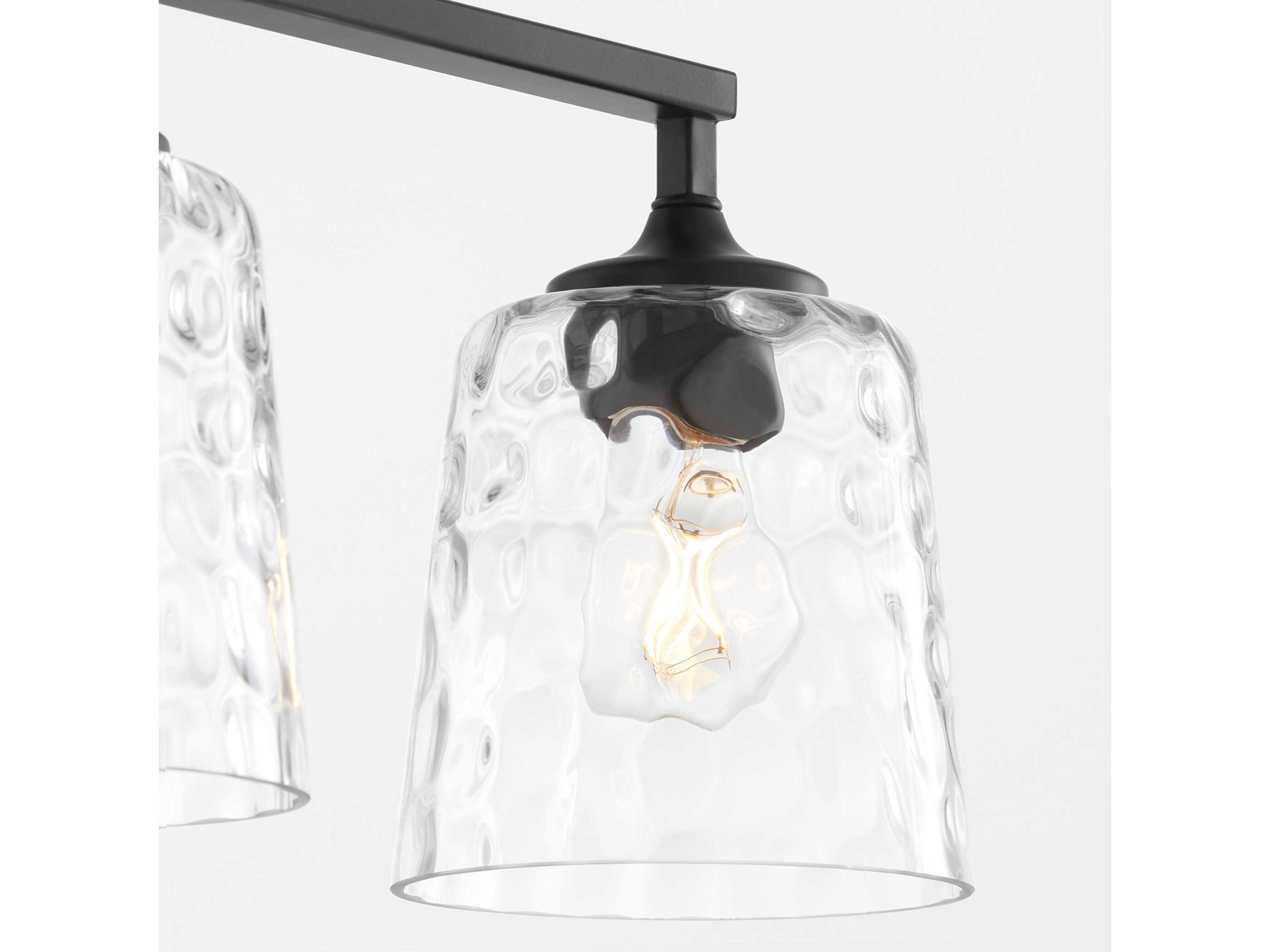 Quorum Eldorado 4-Light Matte Black Vanity Light