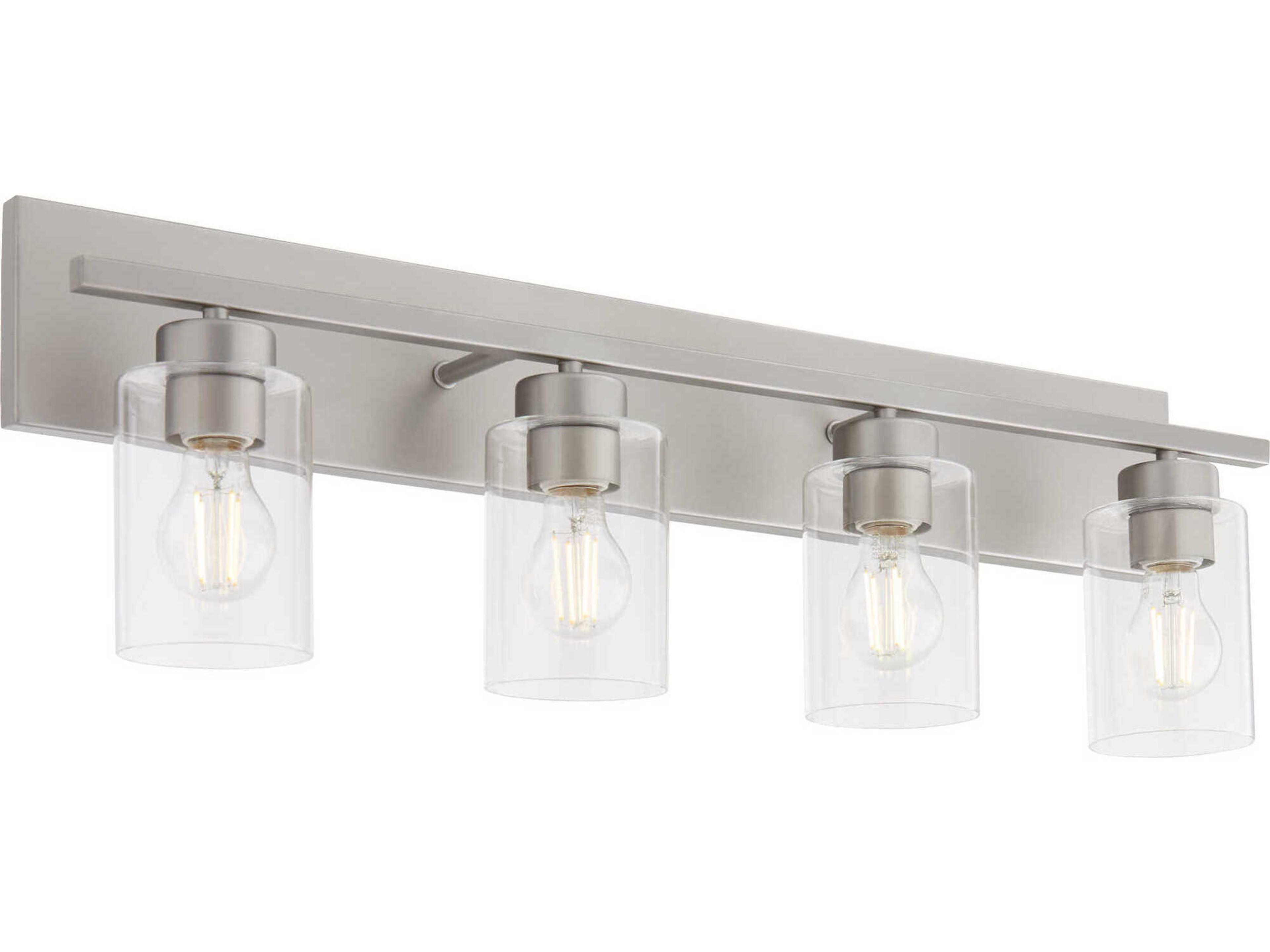 Carter 4-Light Satin Nickel Vanity Light