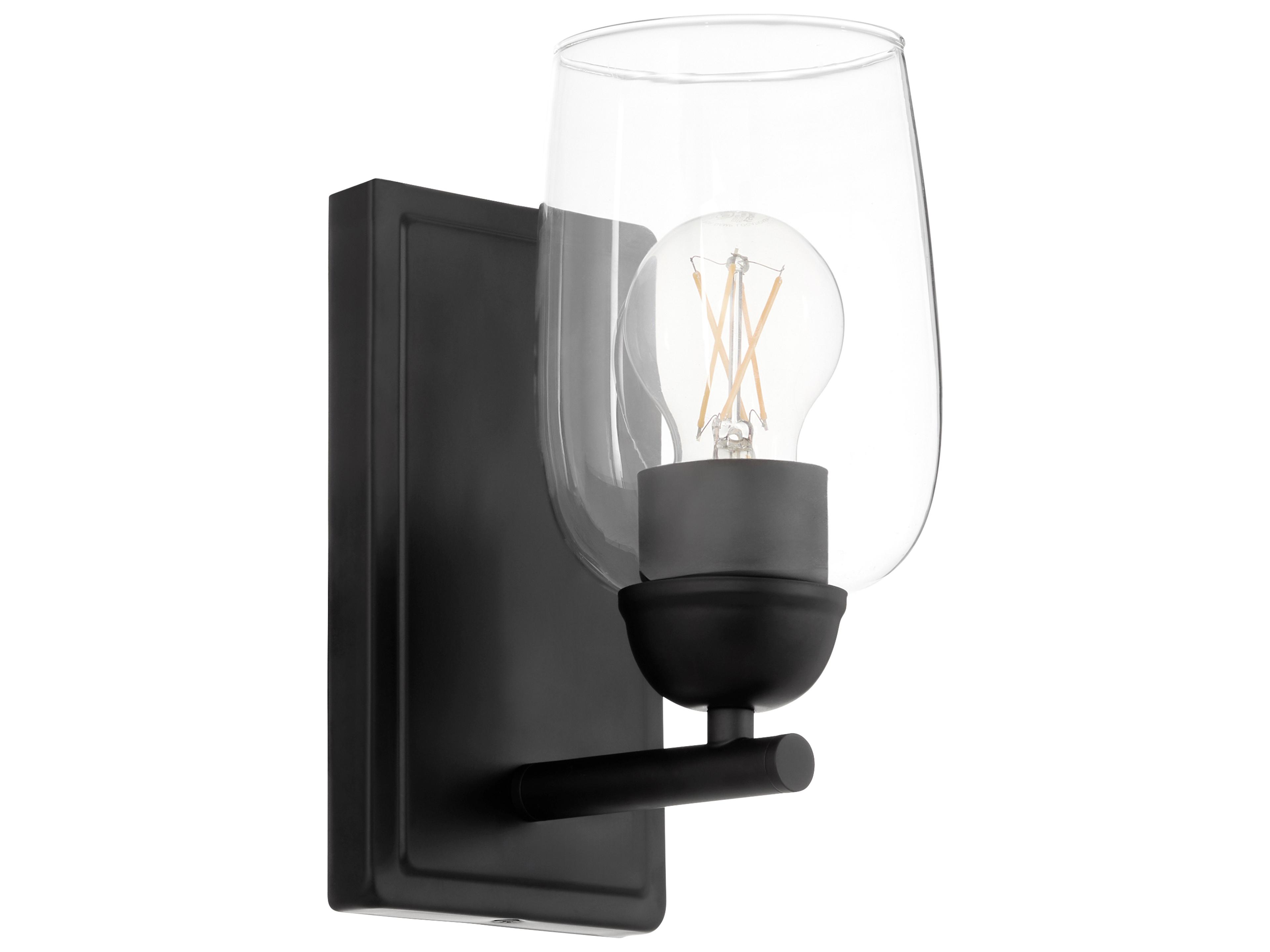 Wallinger 1-Light Matte Black Wall Sconce