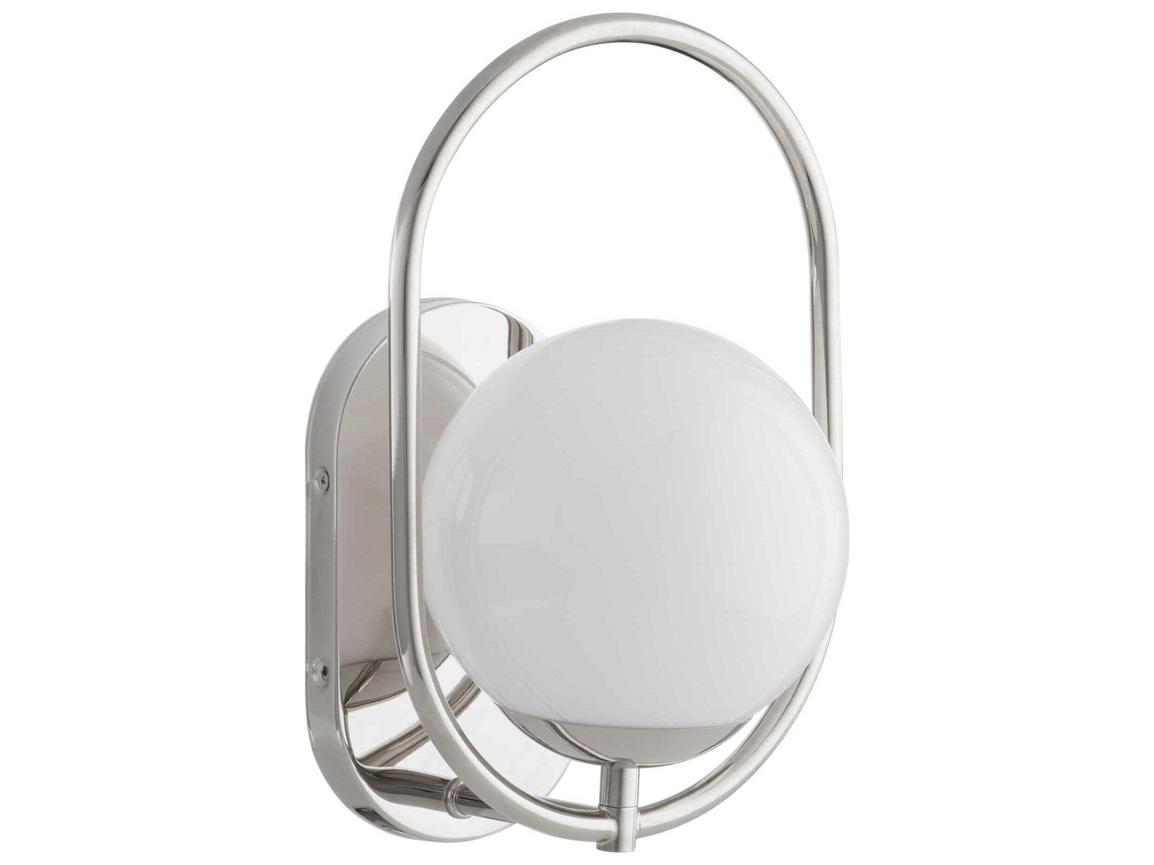 Belmont 1-Light Polished Nickel Wall Sconce