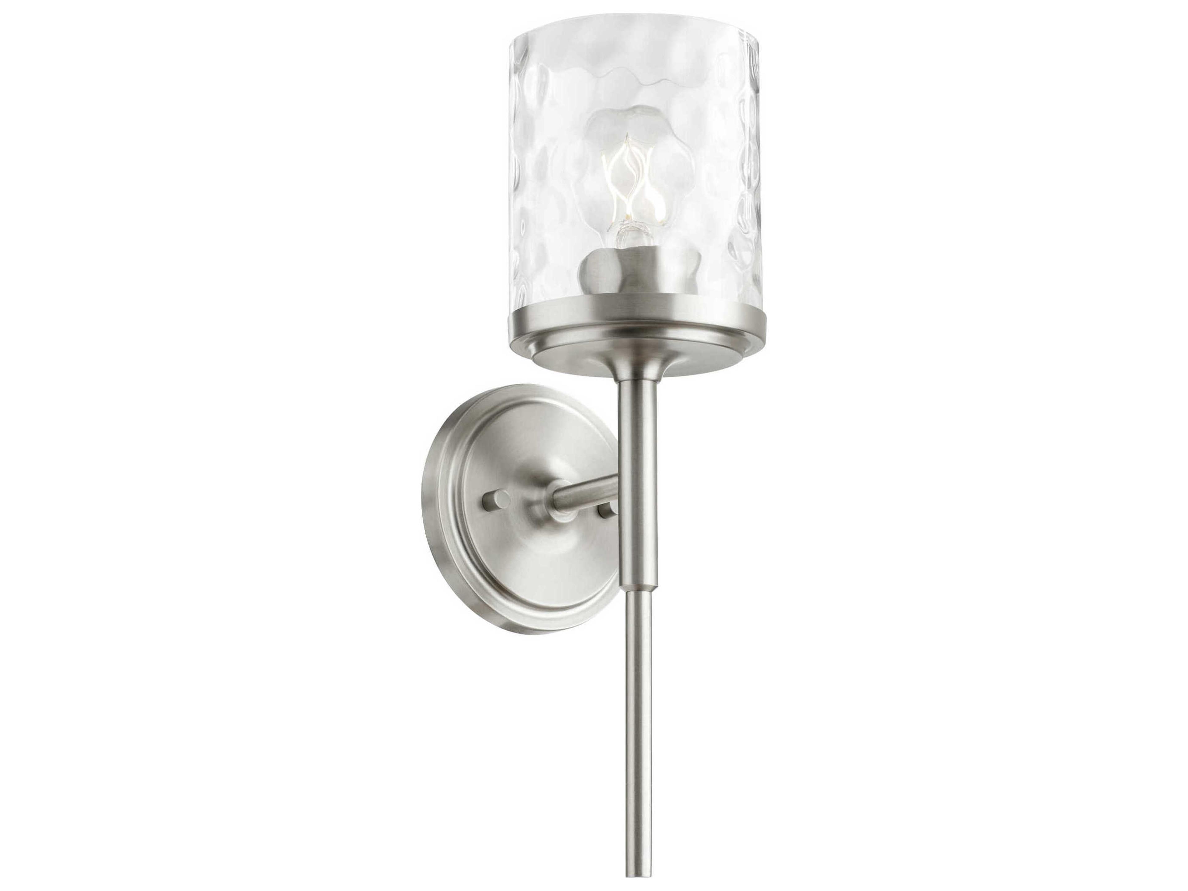 Starky 1-Light Satin Nickel Wall Sconce