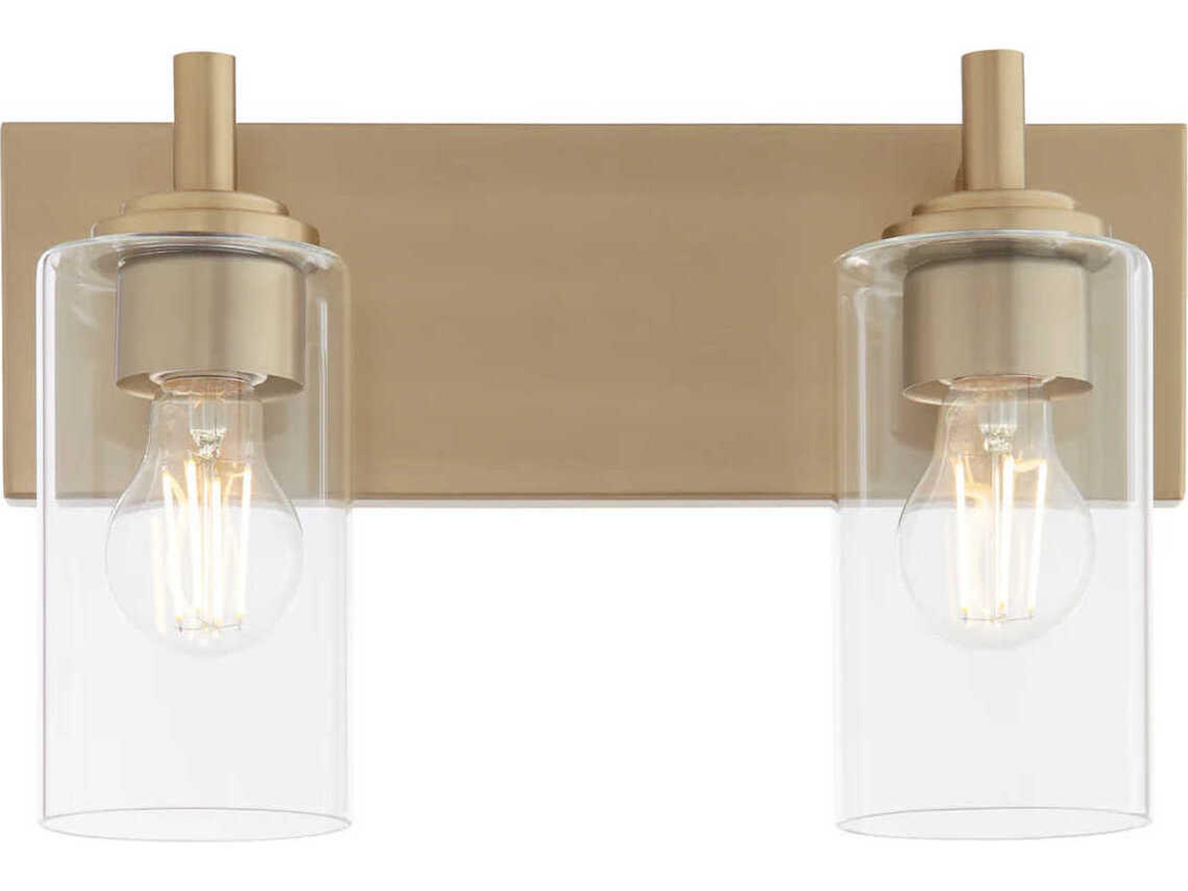 Fallstaff 2-Light Aged Brass Vanity Light