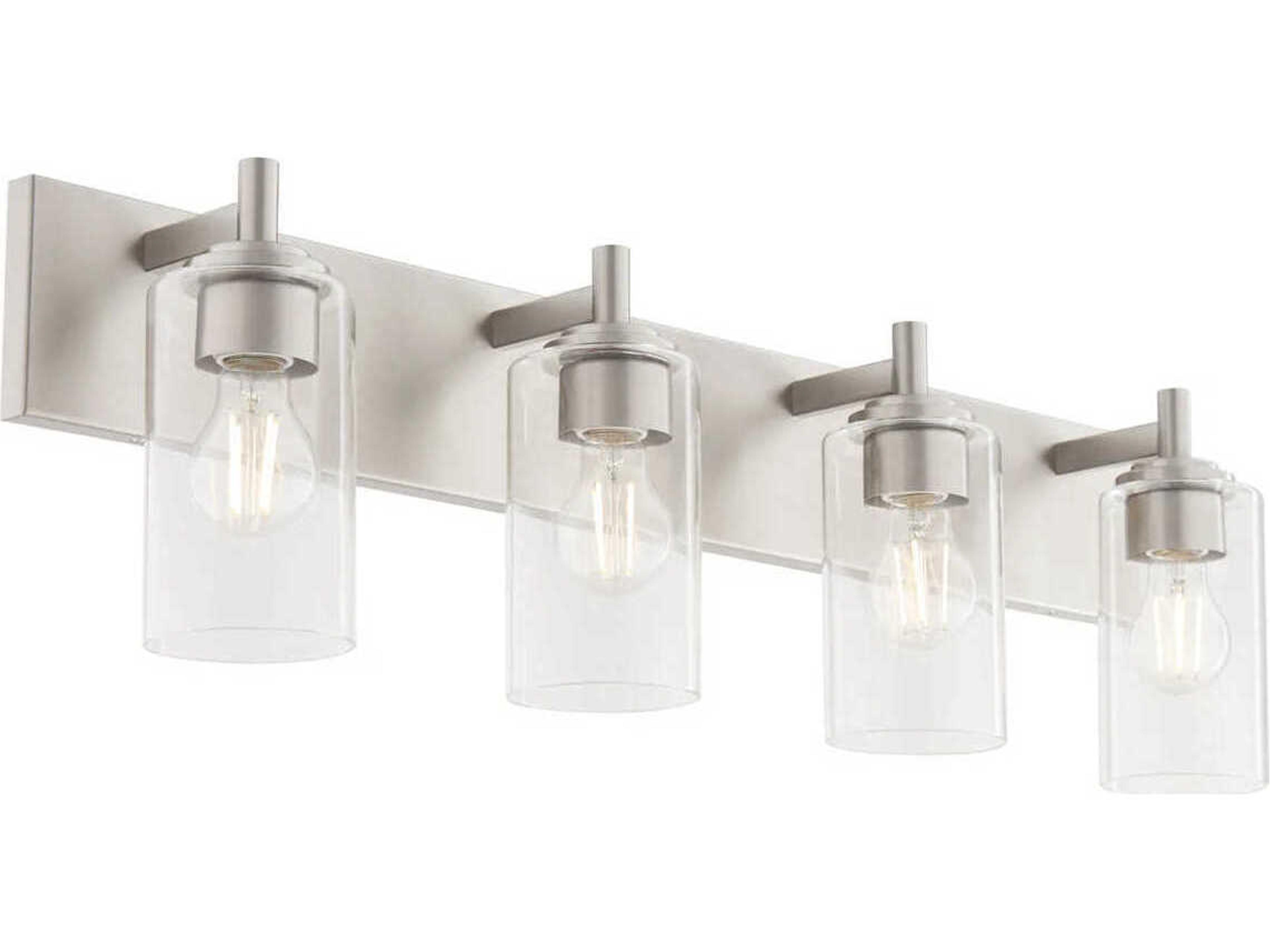 Fallstaff 4-Light Satin Nickel Vanity Light