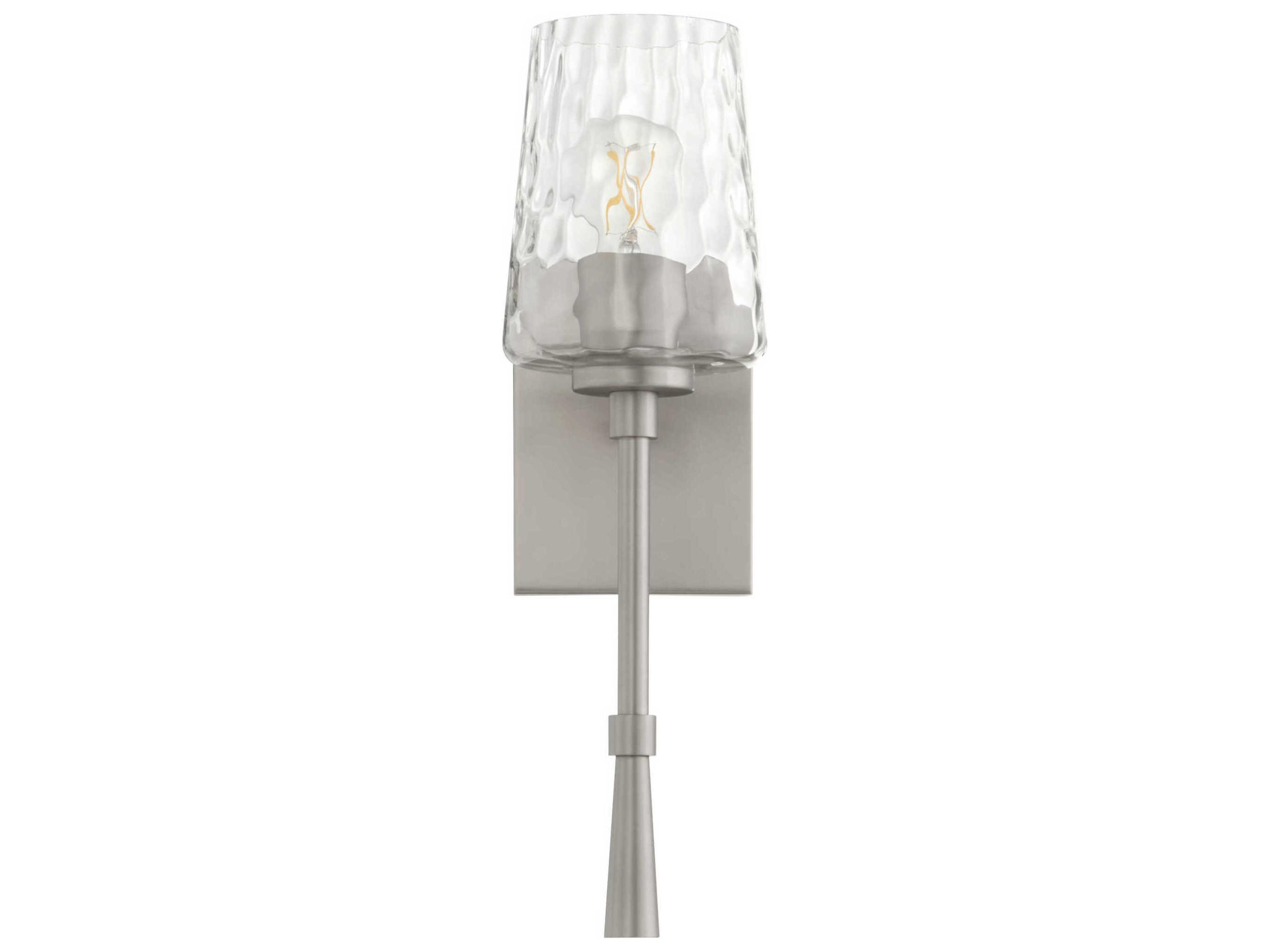 Quorum Goodwin 1-Light Satin Nickel Wall Sconce
