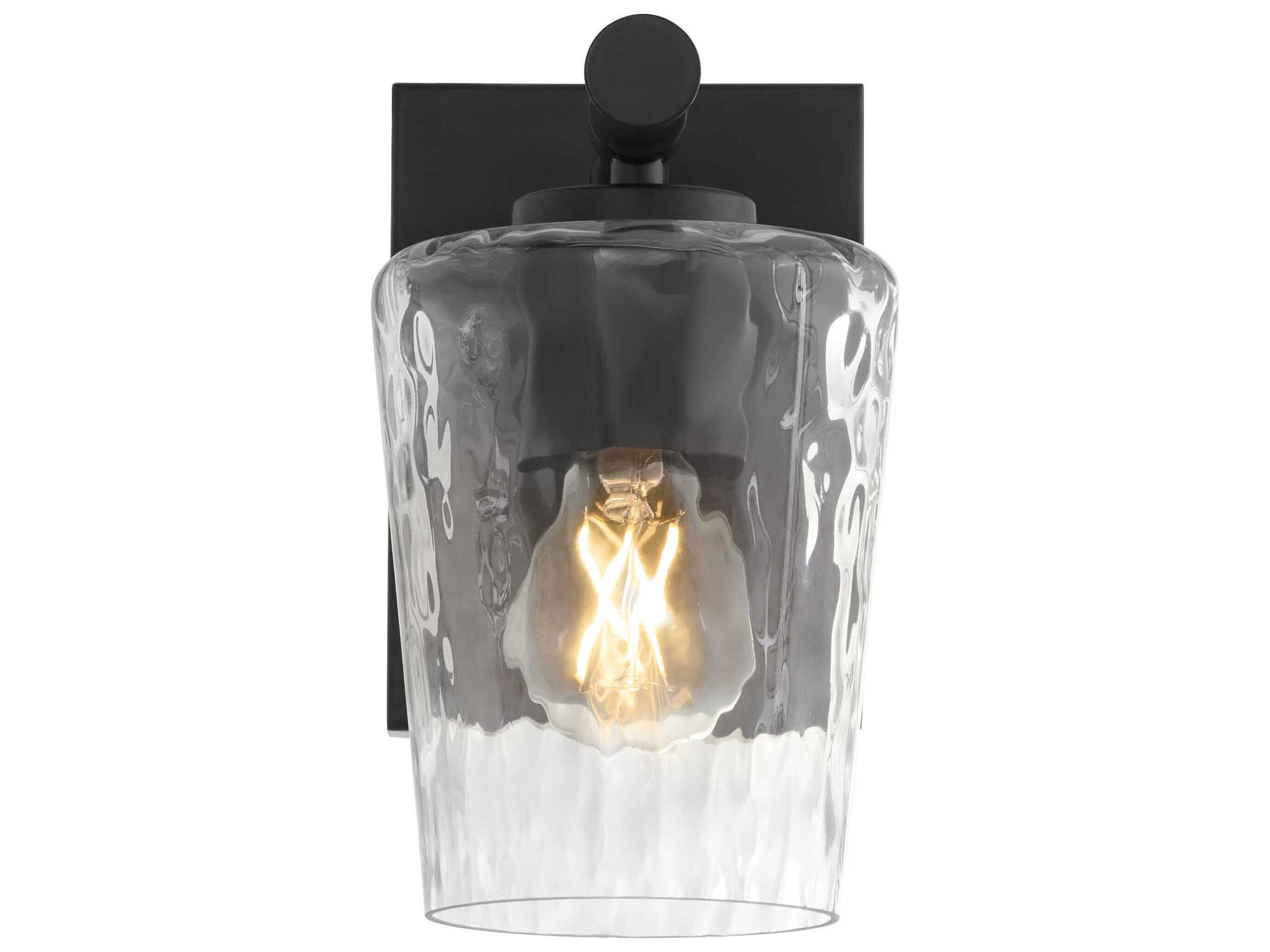 Quorum Goodwin 1-Light Matte Black Wall Sconce