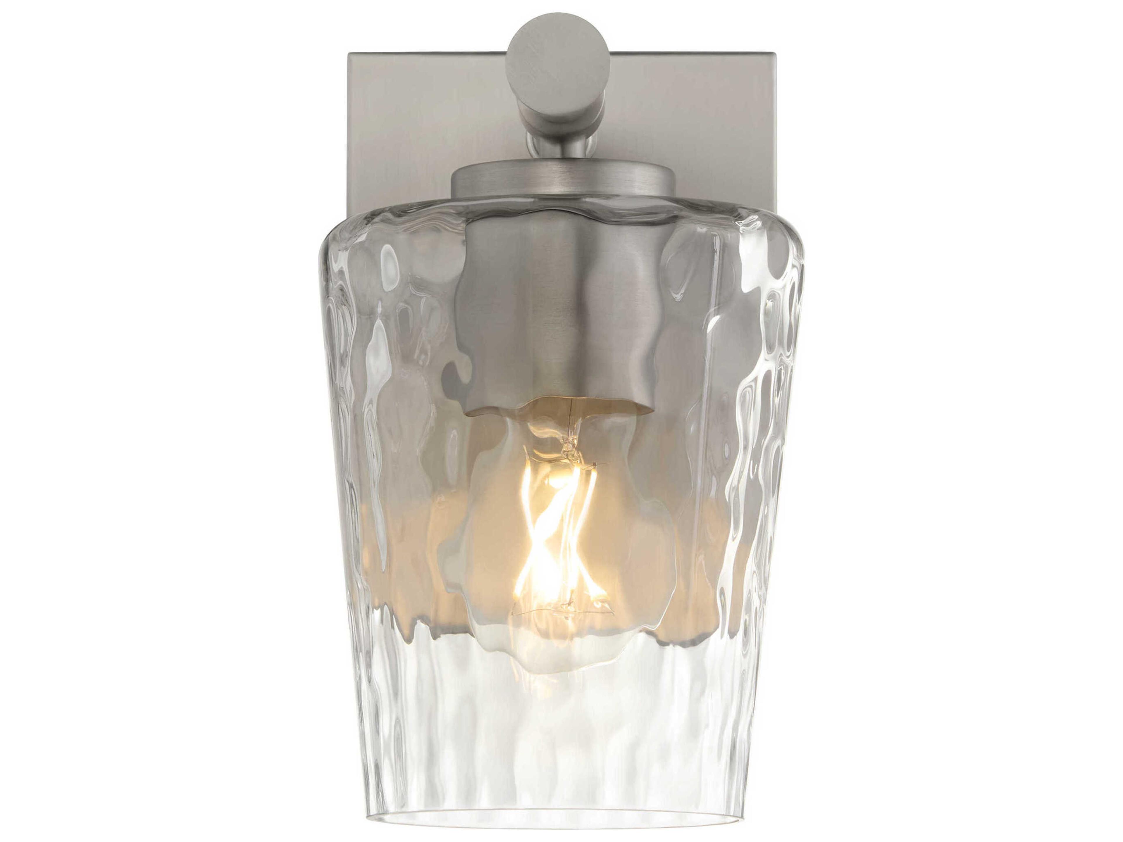 Quorum Goodwin 1-Light Satin Nickel Wall Sconce