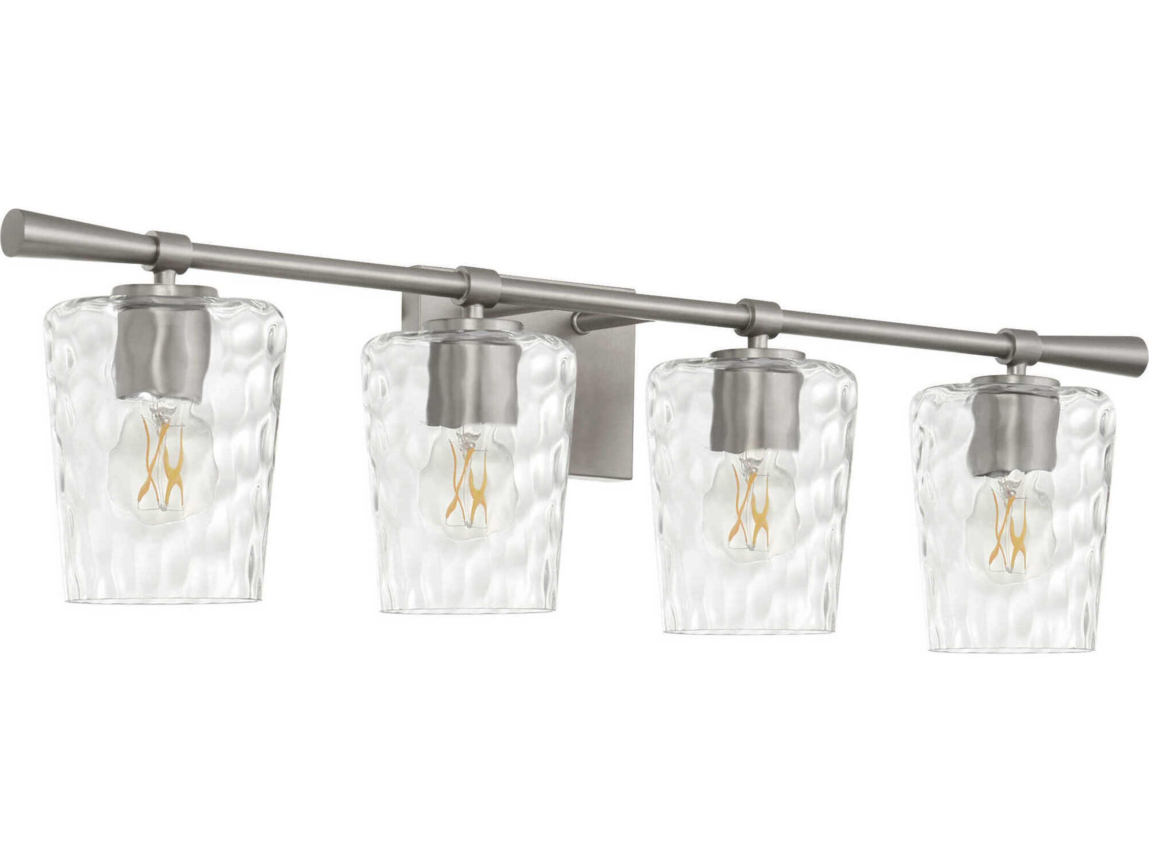 Goodwin 4-Light Satin Nickel Vanity Light